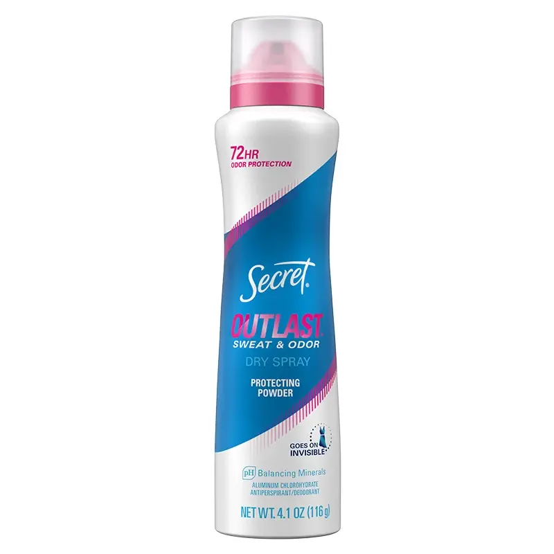 Secret Outlast Dry Spray Antiperspirant & Deodorant | 4.1 Oz