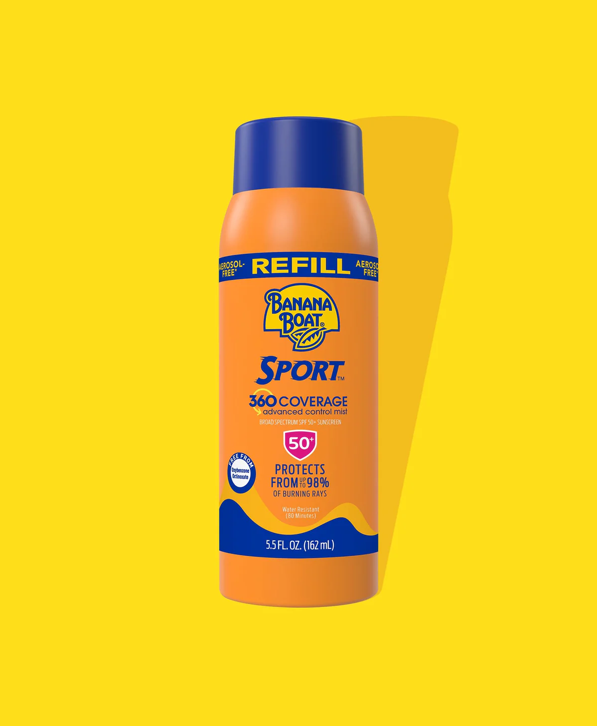 Banana Boat Sport 360 Coverage Sunscreen Mist Refill SPF 50+ | 162ml
