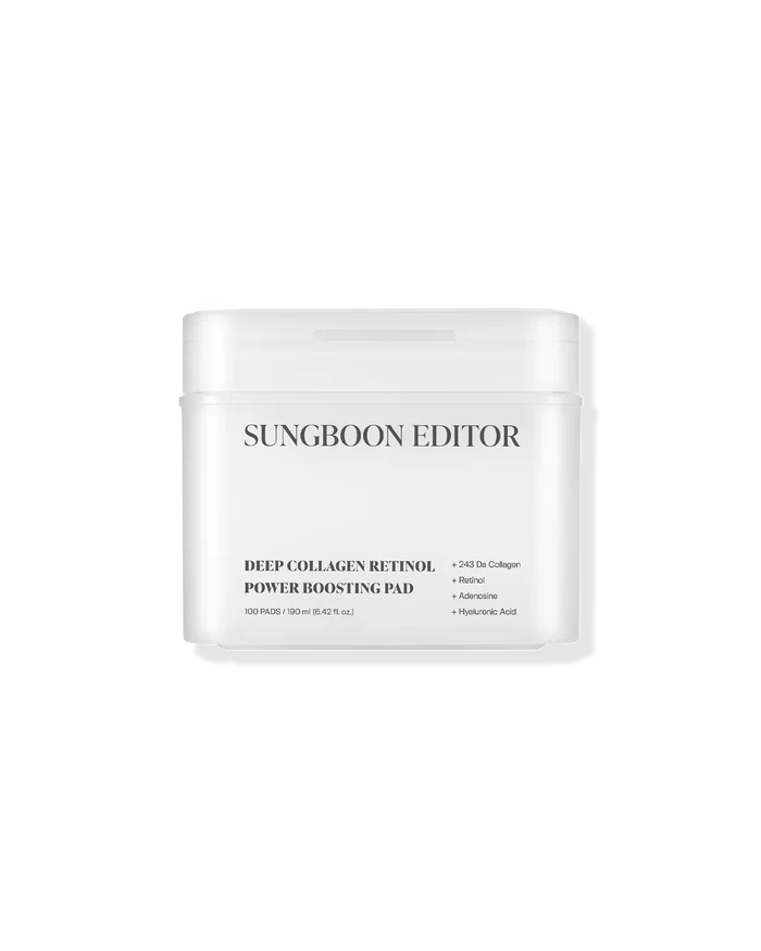 SUNGBOON EDITOR Deep Collagen Retinol Power Boosting Pad
