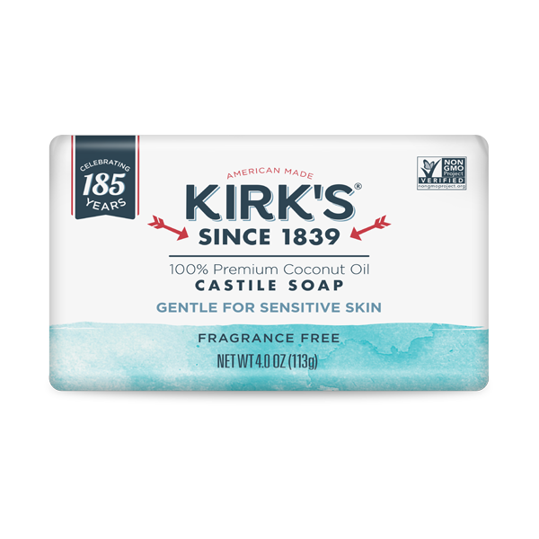 Kirk's Soap Fragrance Free | 4oz