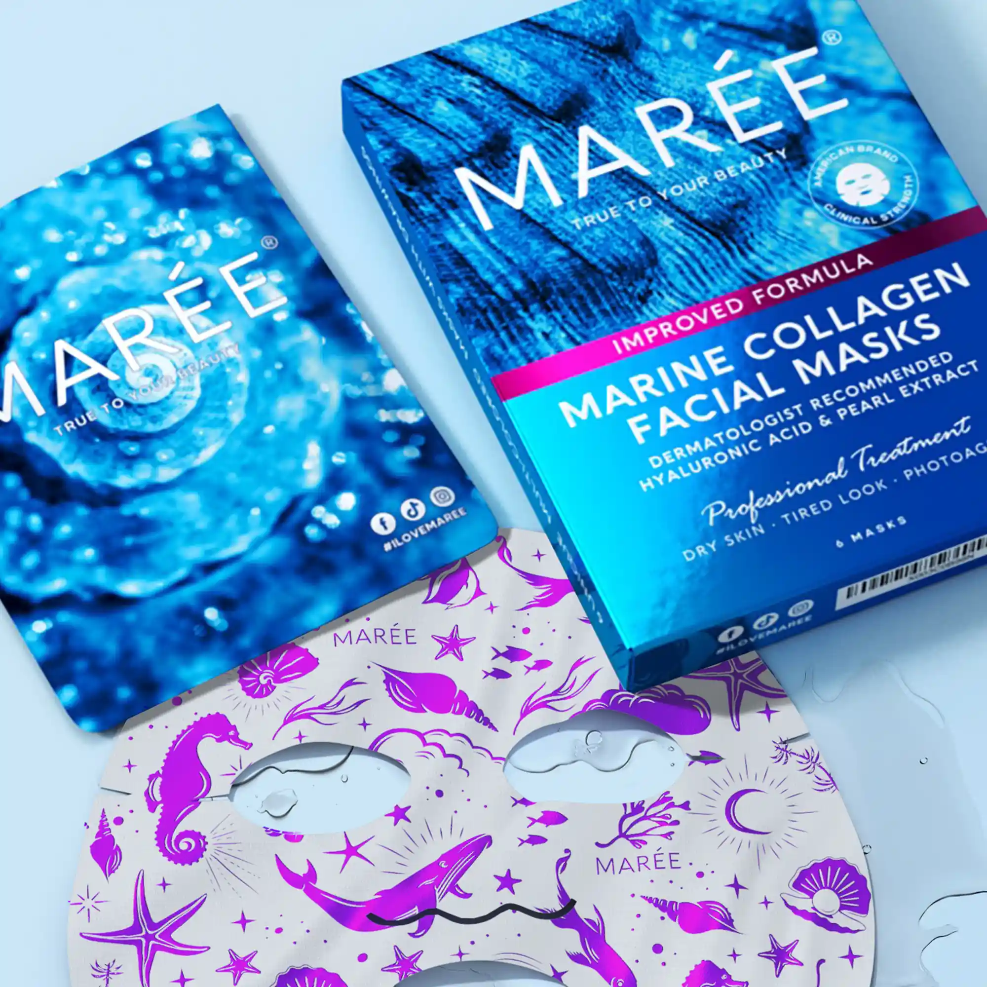 MARÉE Hydrating Collagen Face Mask