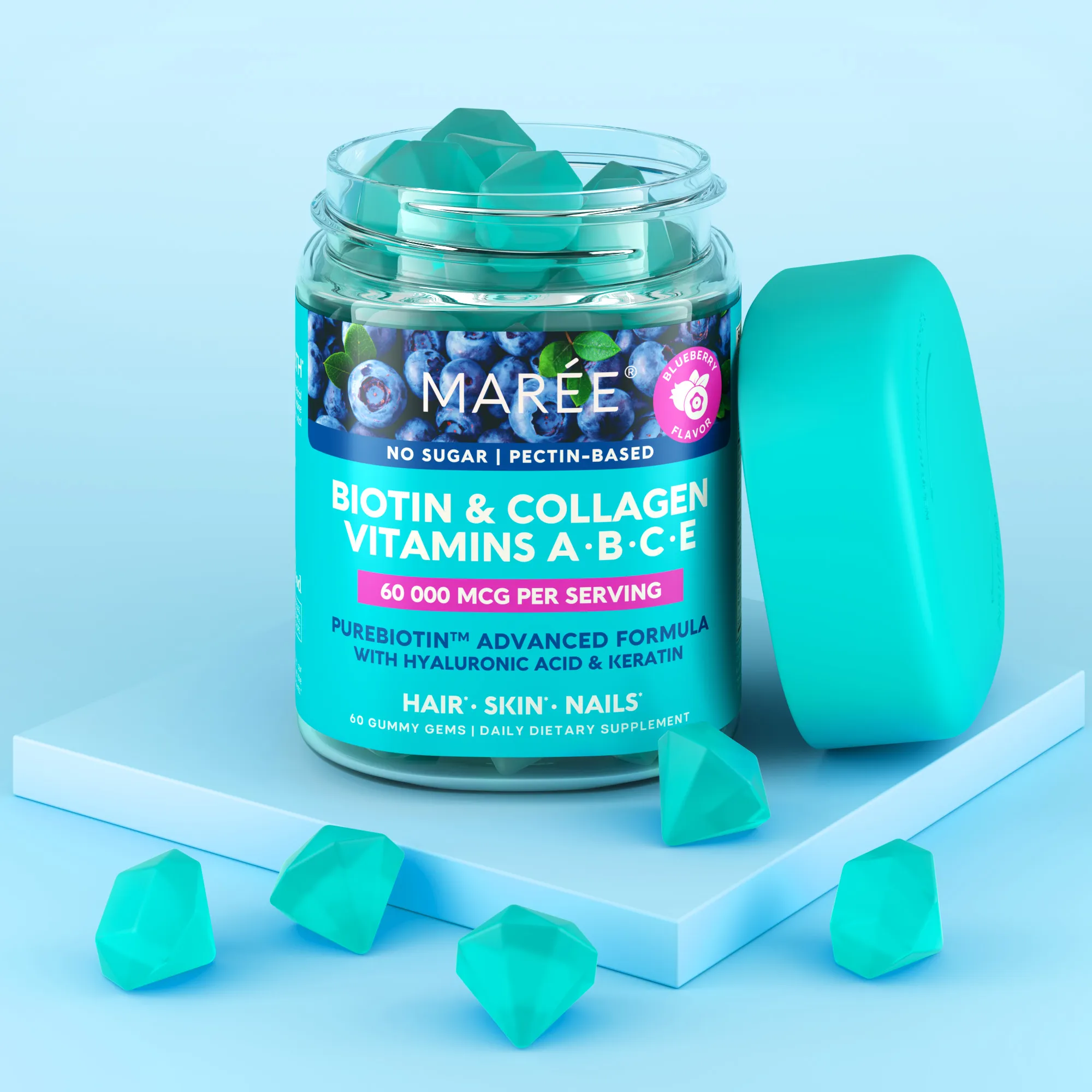 MARÉE Biotin Gummies for Hair & Skin