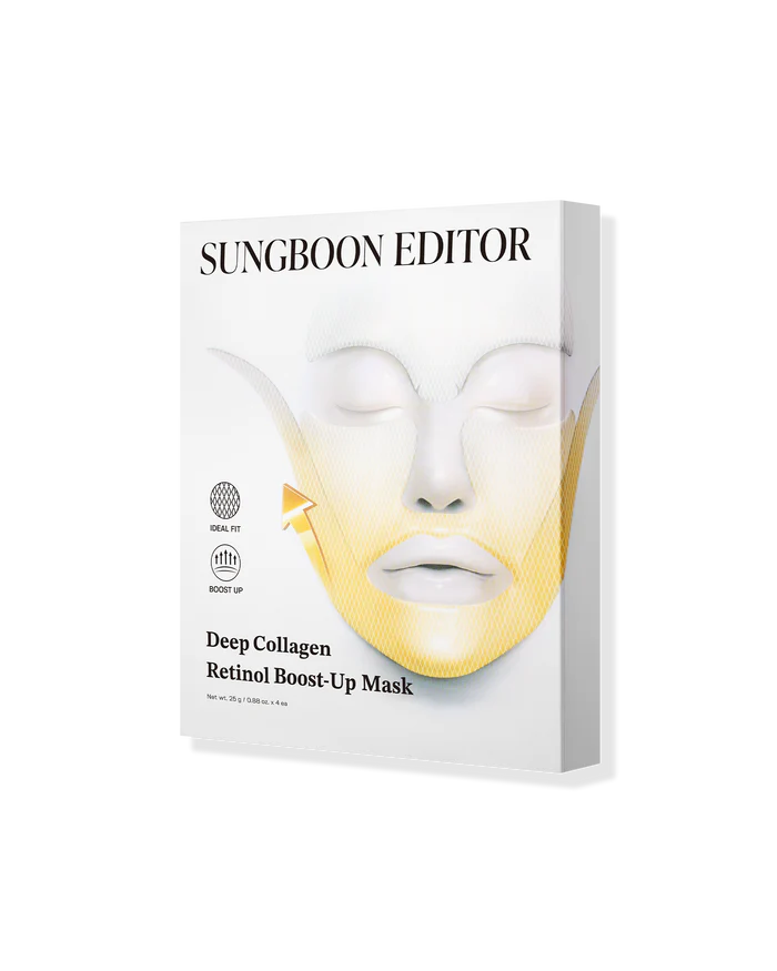 SUNGBOON EDITOR Deep Collagen Retinol Tension Boost Up Mask (4pcs)