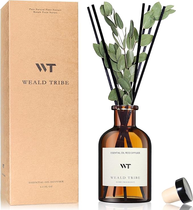 WEALD TRIBE Flower Reed Diffuser Set Eucalyptus & Lavender