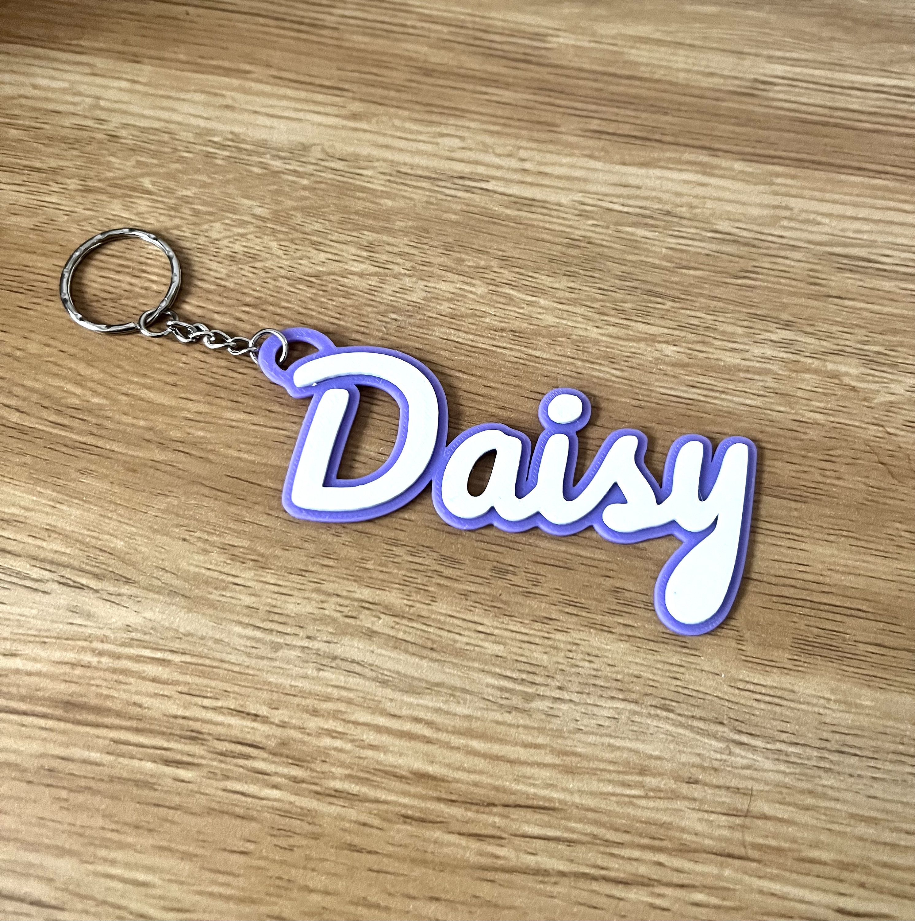 Personalised name keychain, Name Keyring, Name Bag Tag, Party Bag Gifts