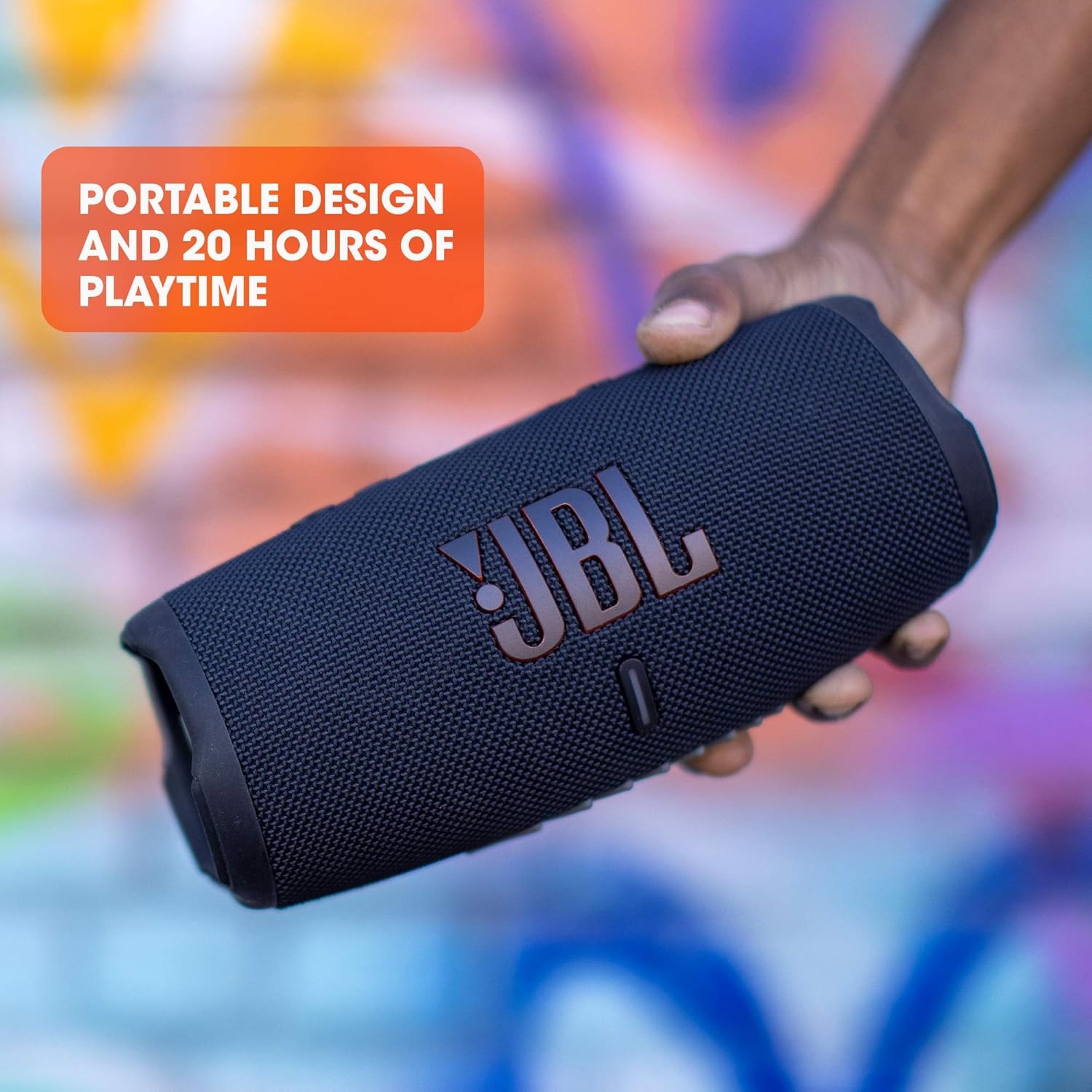 JBL CHARGE 5 - Portable Waterproof (IP67) Bluetooth Speaker with Powerbank USB Charge out