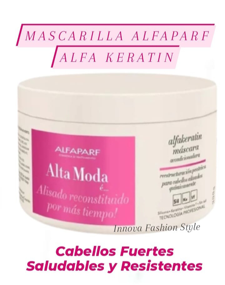 Mascarilla Alfaparf Alfa Keratin para Cabellos Alisados