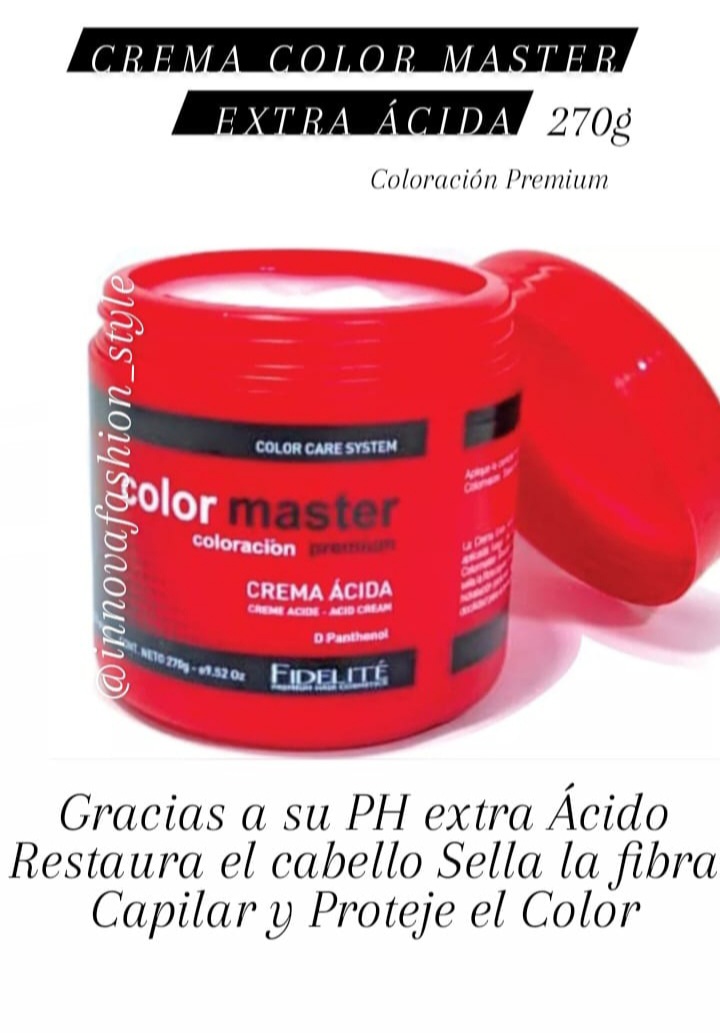 Crema Extra Ácida Color Master 270g