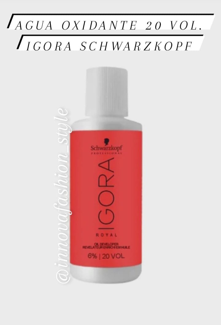 Agua oxidante 20 volúmenes IGORA Schwarzkopf