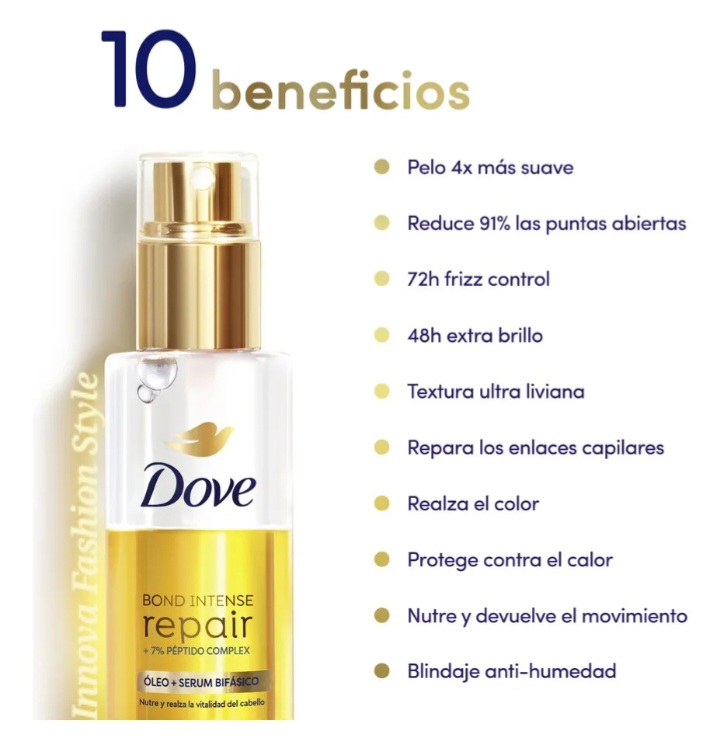 Oleo + Serum Dove Bond Intense Repair x 110 ml