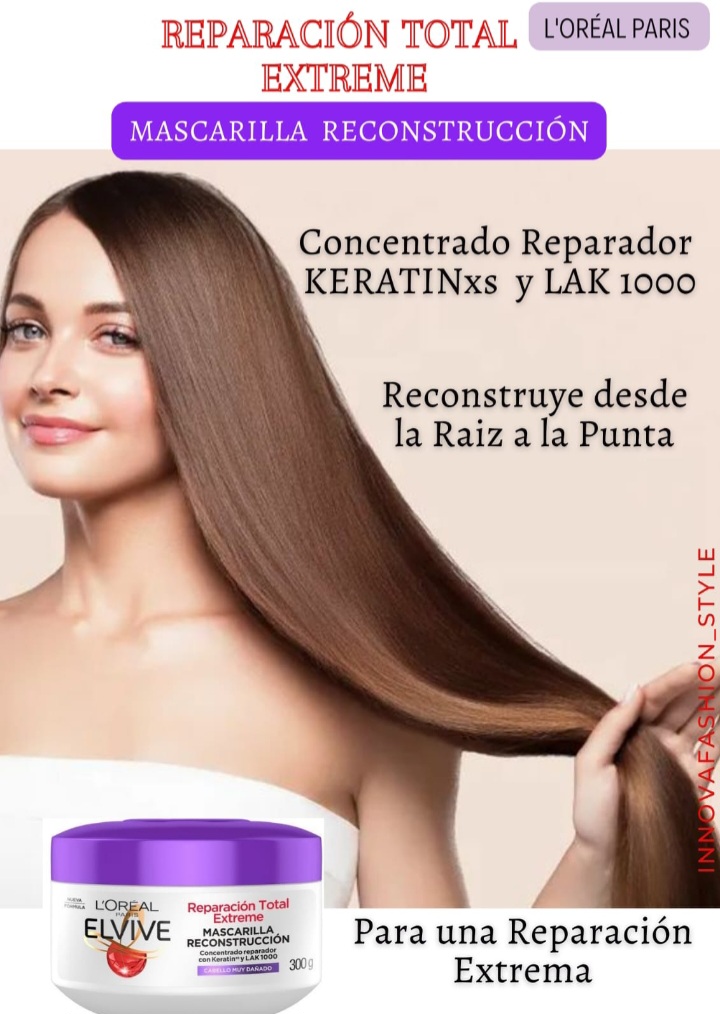 Mascarilla RECONSTRUCCIÓN TOTAL EXTREME ELVIVE de L'ORÉAL Paris