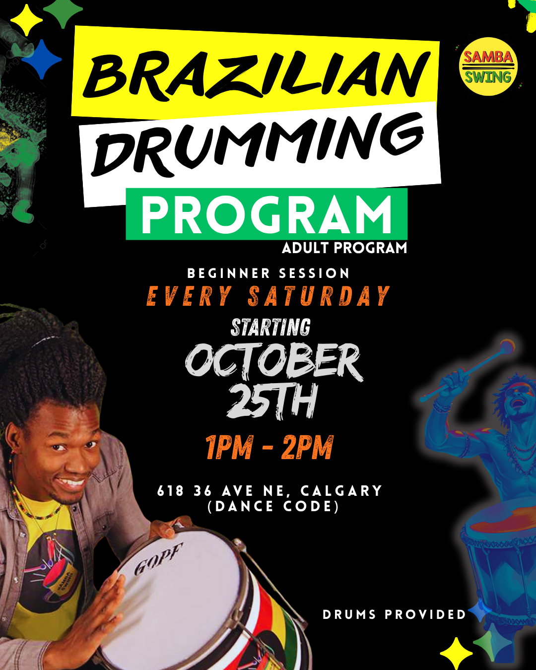 Brazilian Drumming Program (8 Week Session)