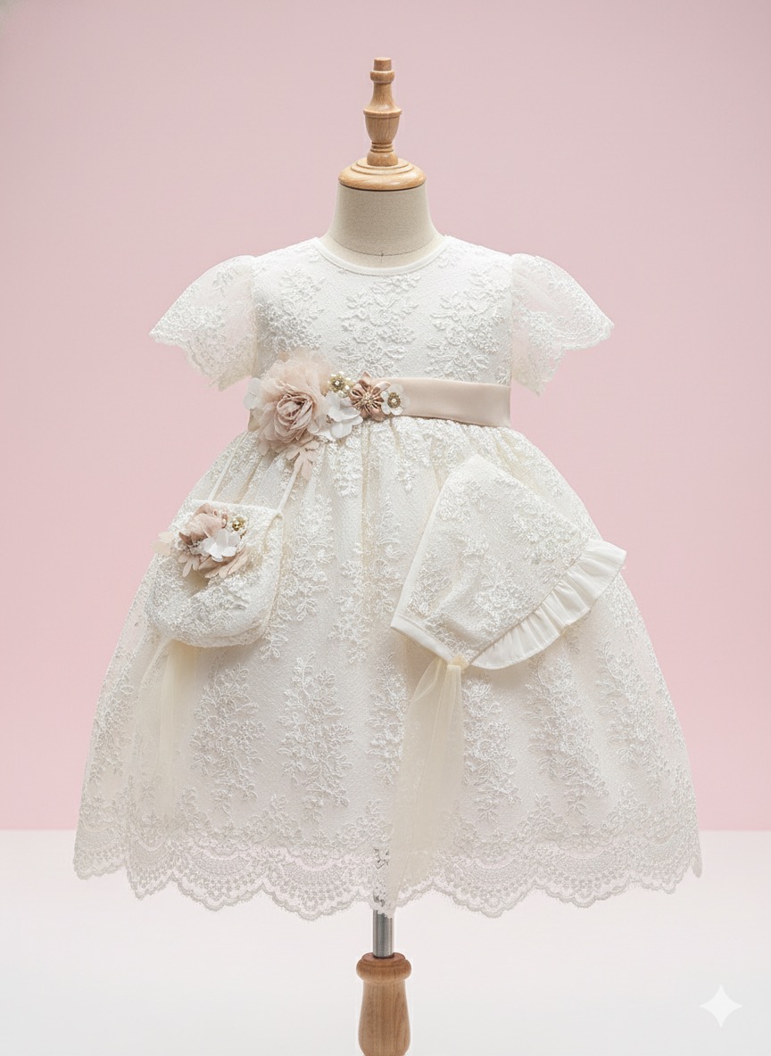 Vestido de bautizo para niña