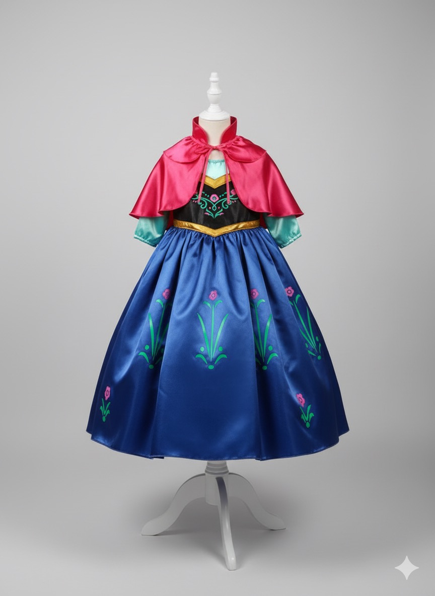 Vestido de princesa Anna