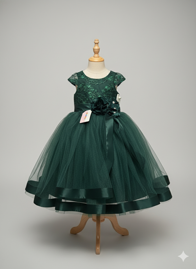 Vestido de niña elegante