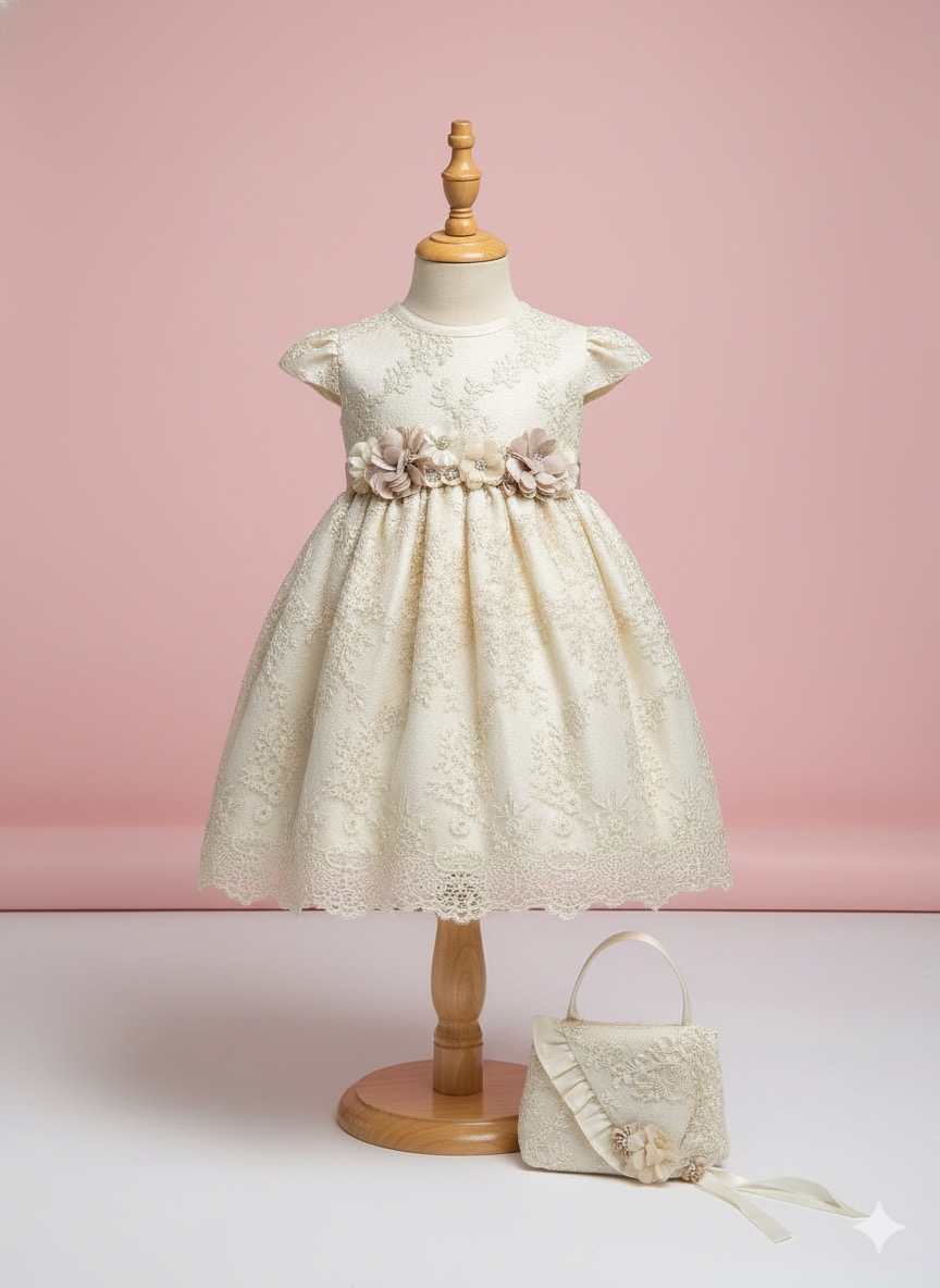 Vestido de niña elegante