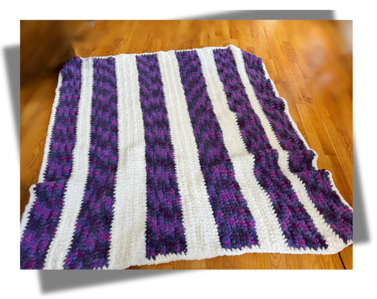 Handmade Chunky Knit Blanket