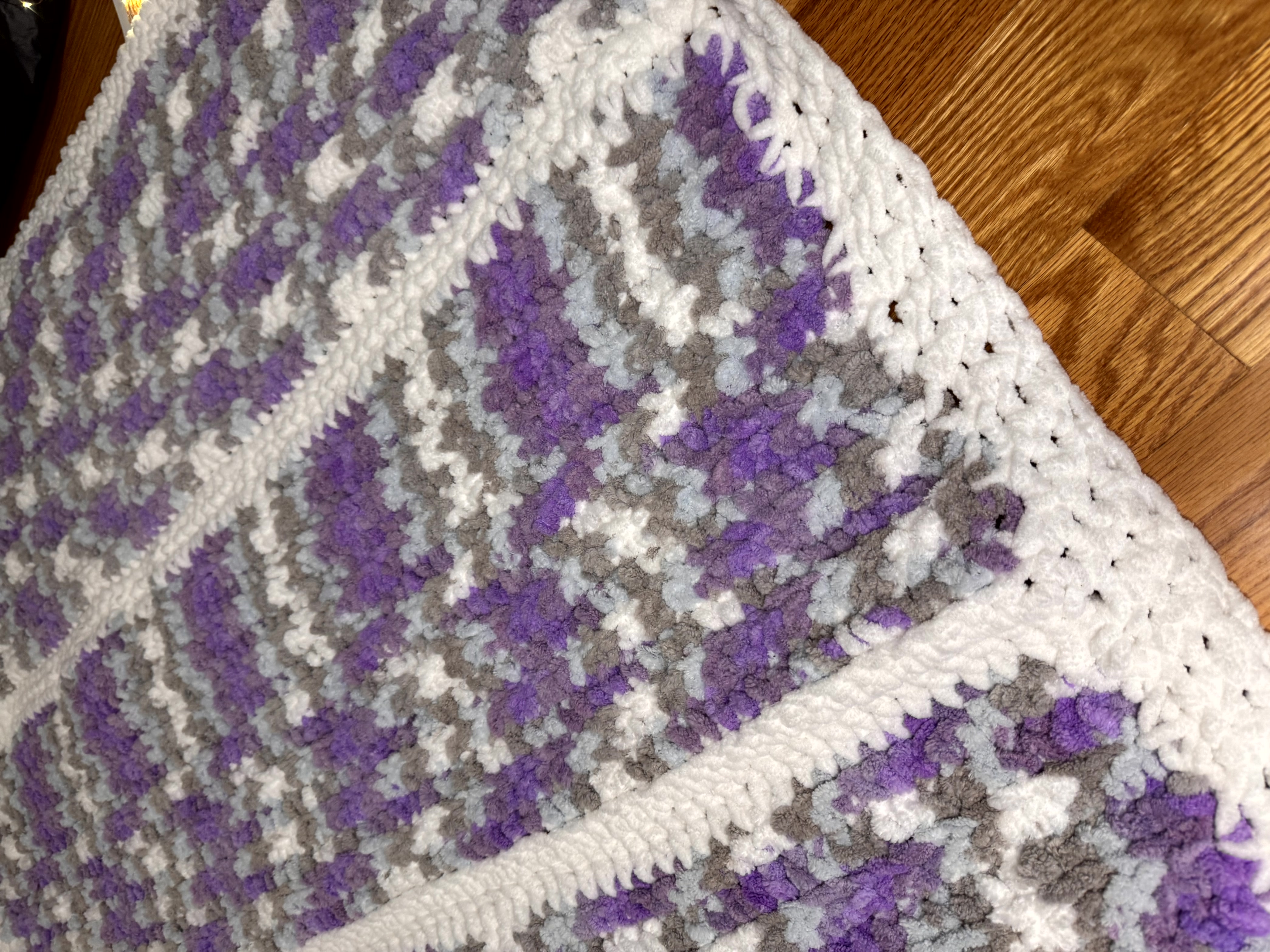 Handmade Lavender Lovely Blanket