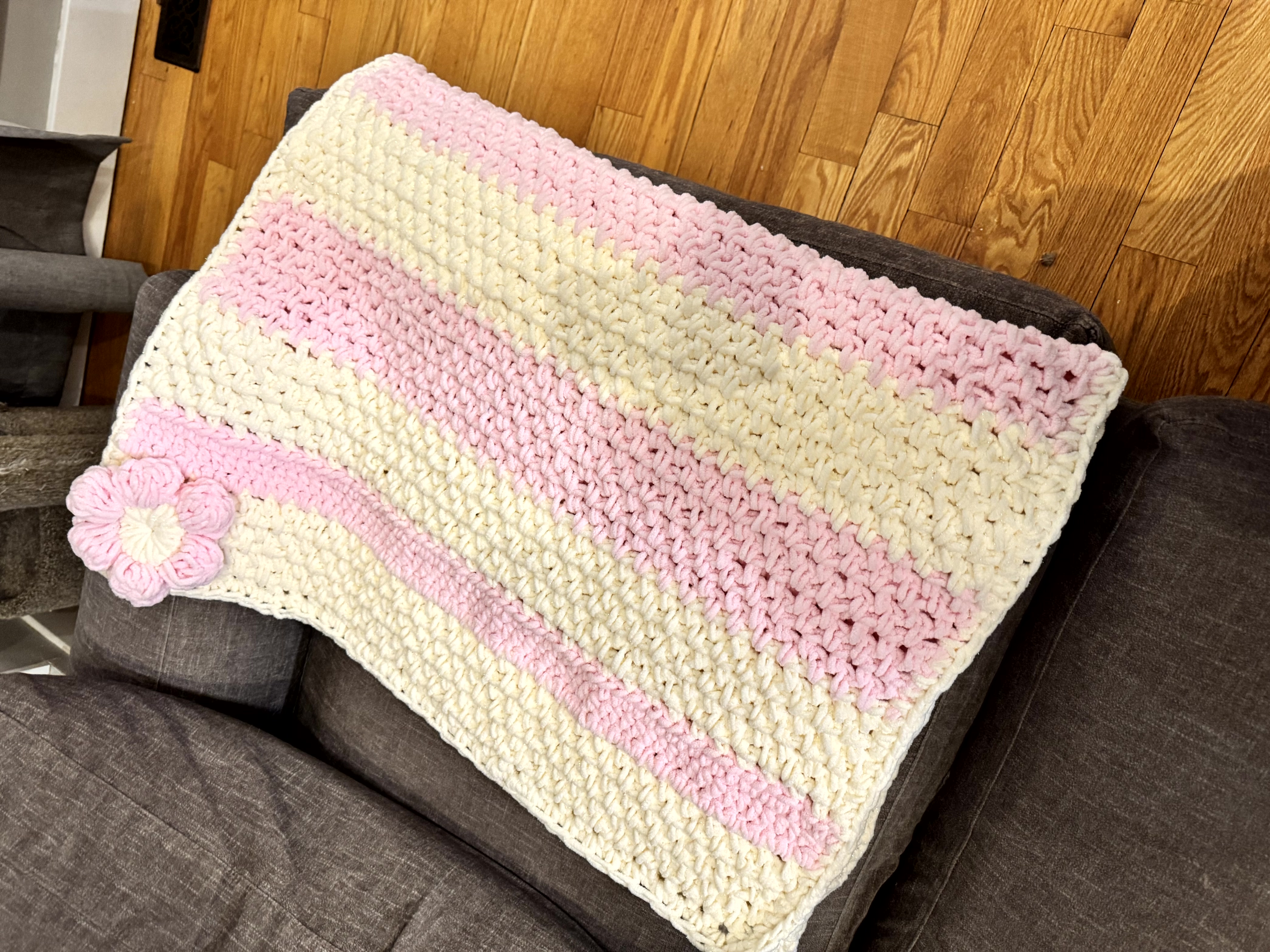 Handmade Sweetness Crochet Baby Blanket