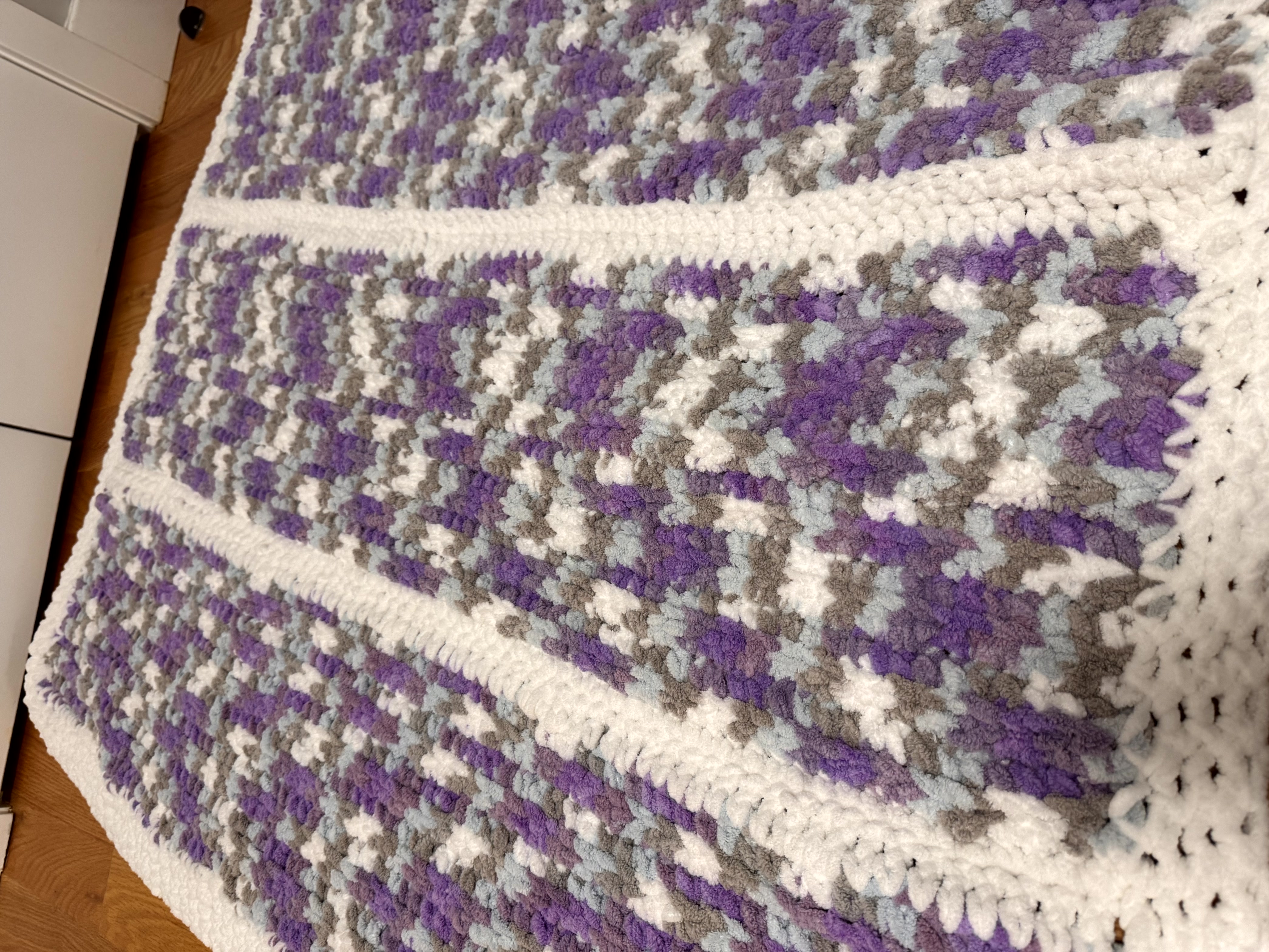 Handmade Lavender Lovely Blanket