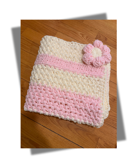 Handmade Sweetness Crochet Baby Blanket