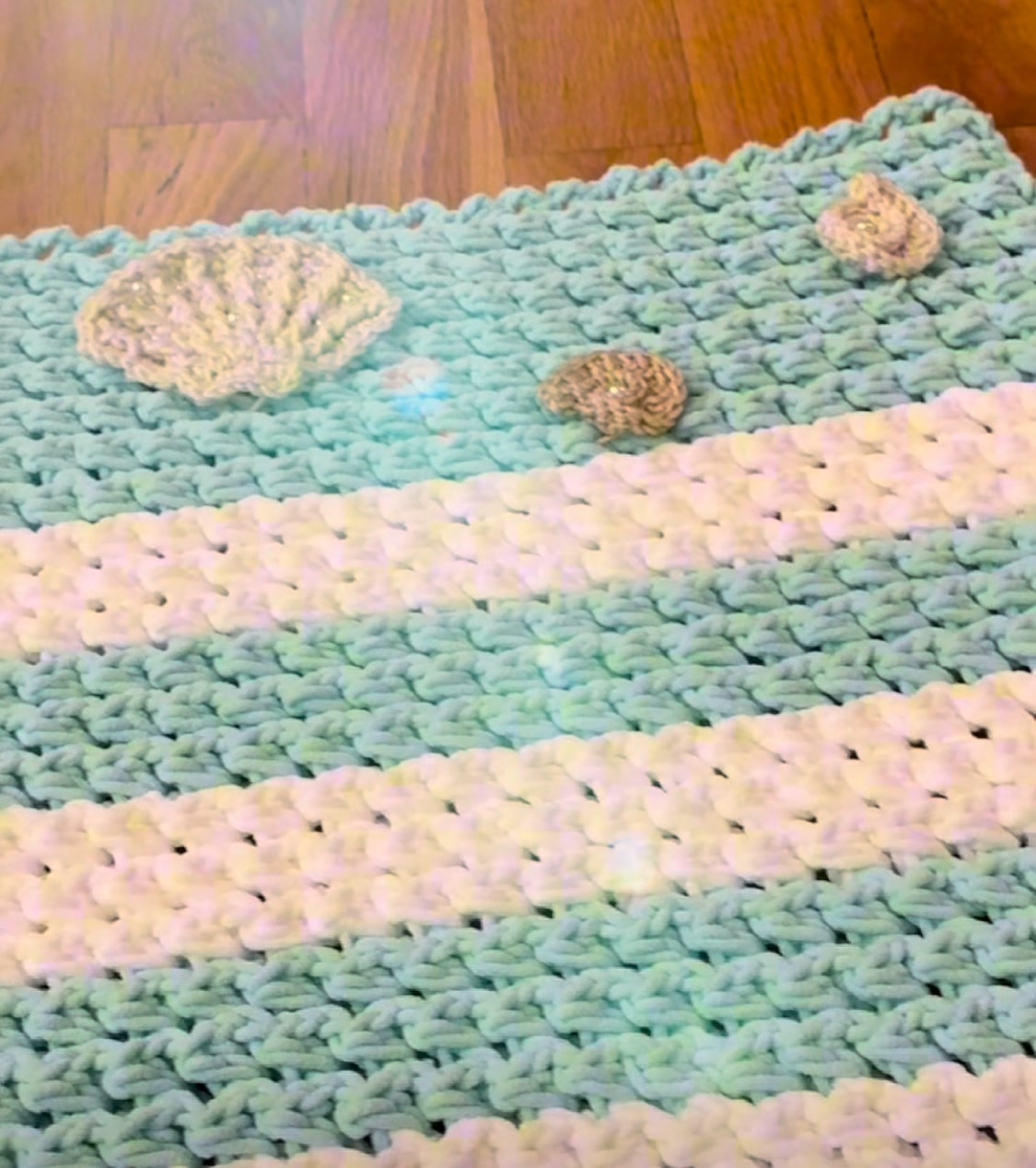 Ocean Breeze Baby Belly Blankie