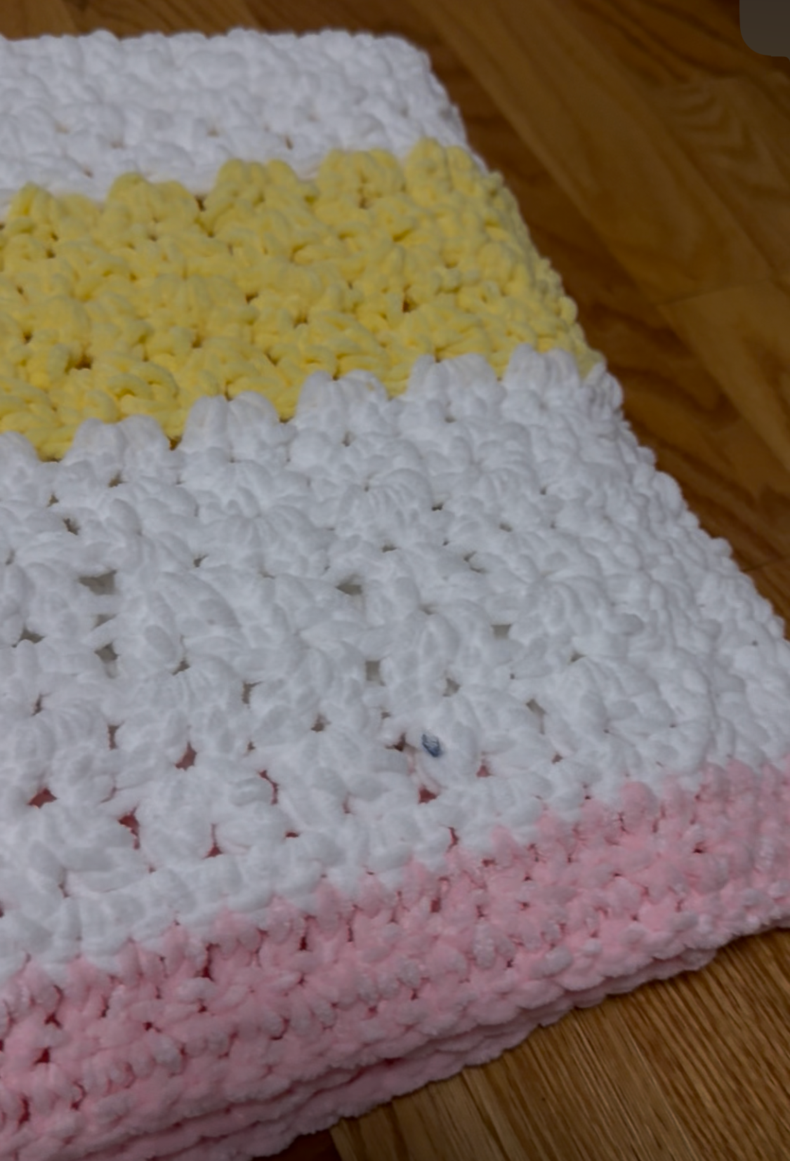 Handmade Sweet Flower Crochet Baby Blanket