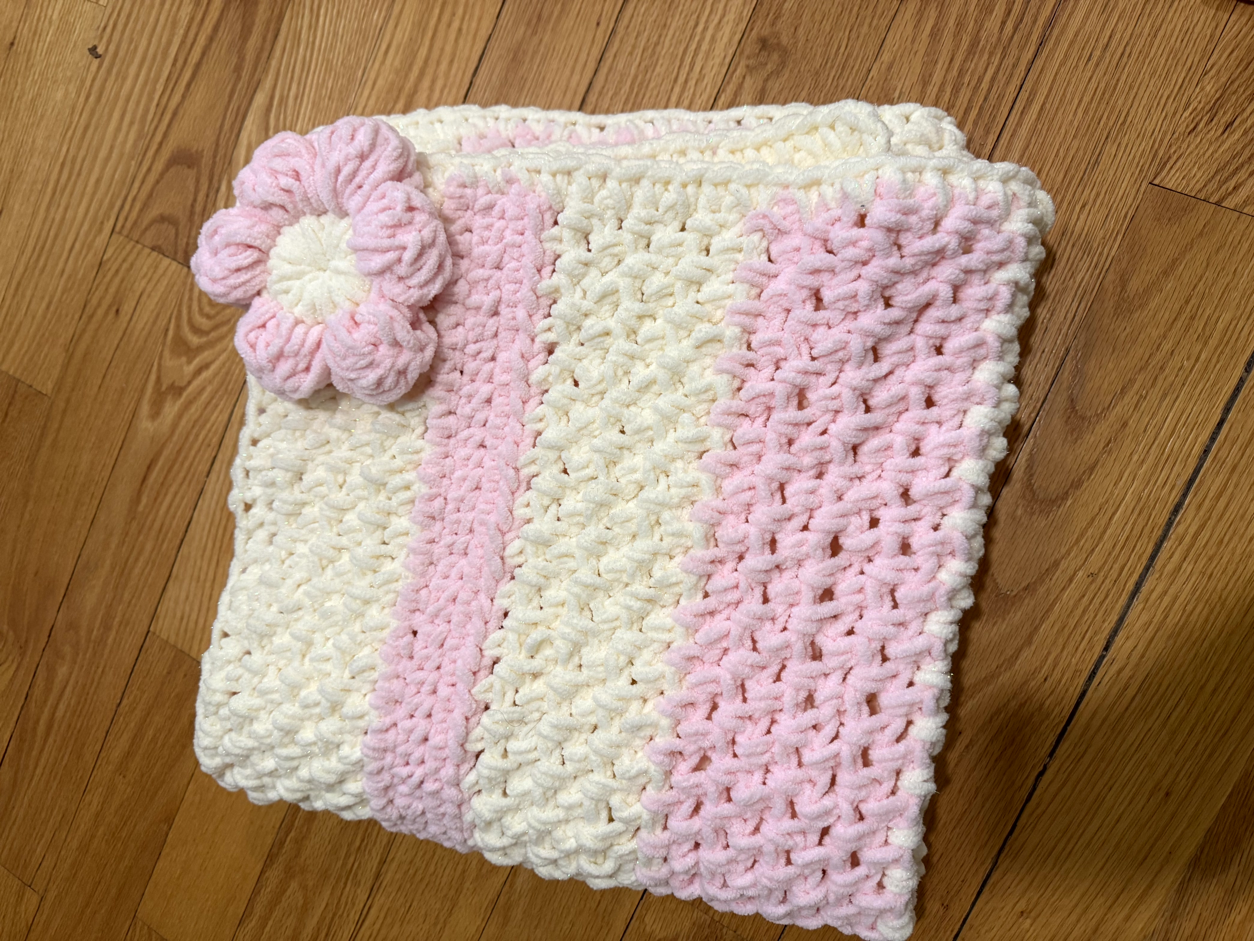 Handmade Sweetness Crochet Baby Blanket