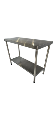 Mesa de inox 138 L X 60cm P X 90cm A