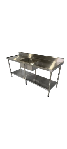 Pia Inox 188cm L X 60cm P X 90cm A