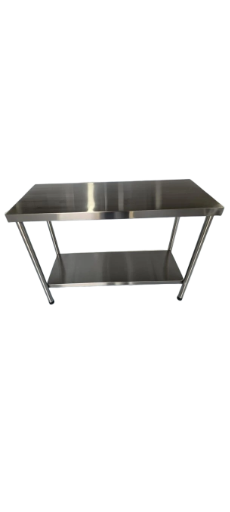 Mesa de inox 138 L X 60cm P X 90cm A