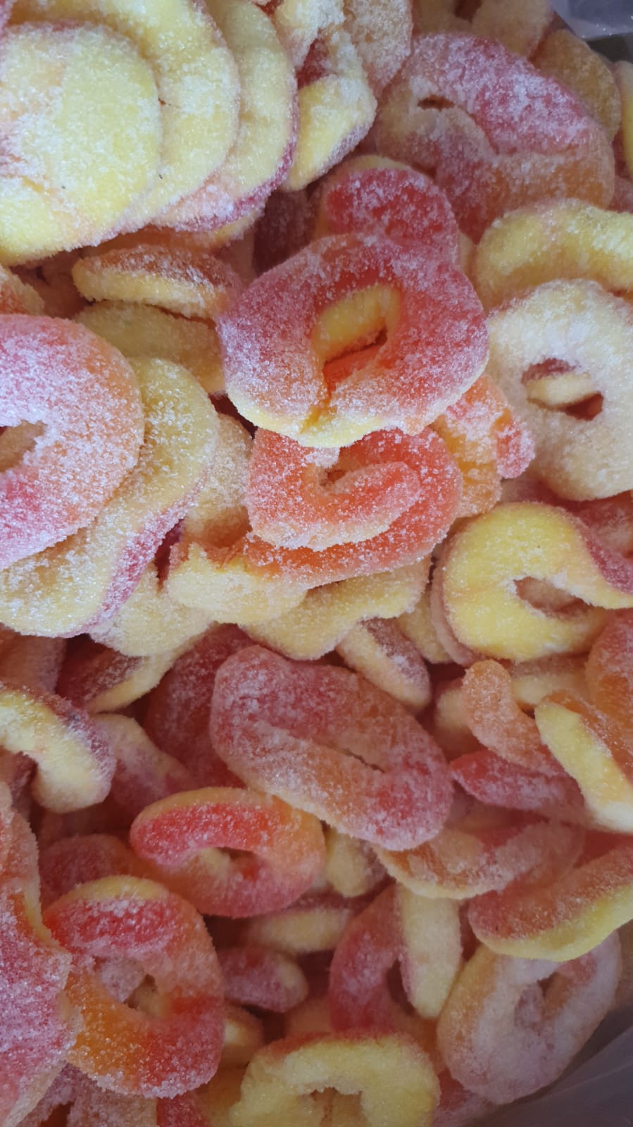 Gomita aros de durazno