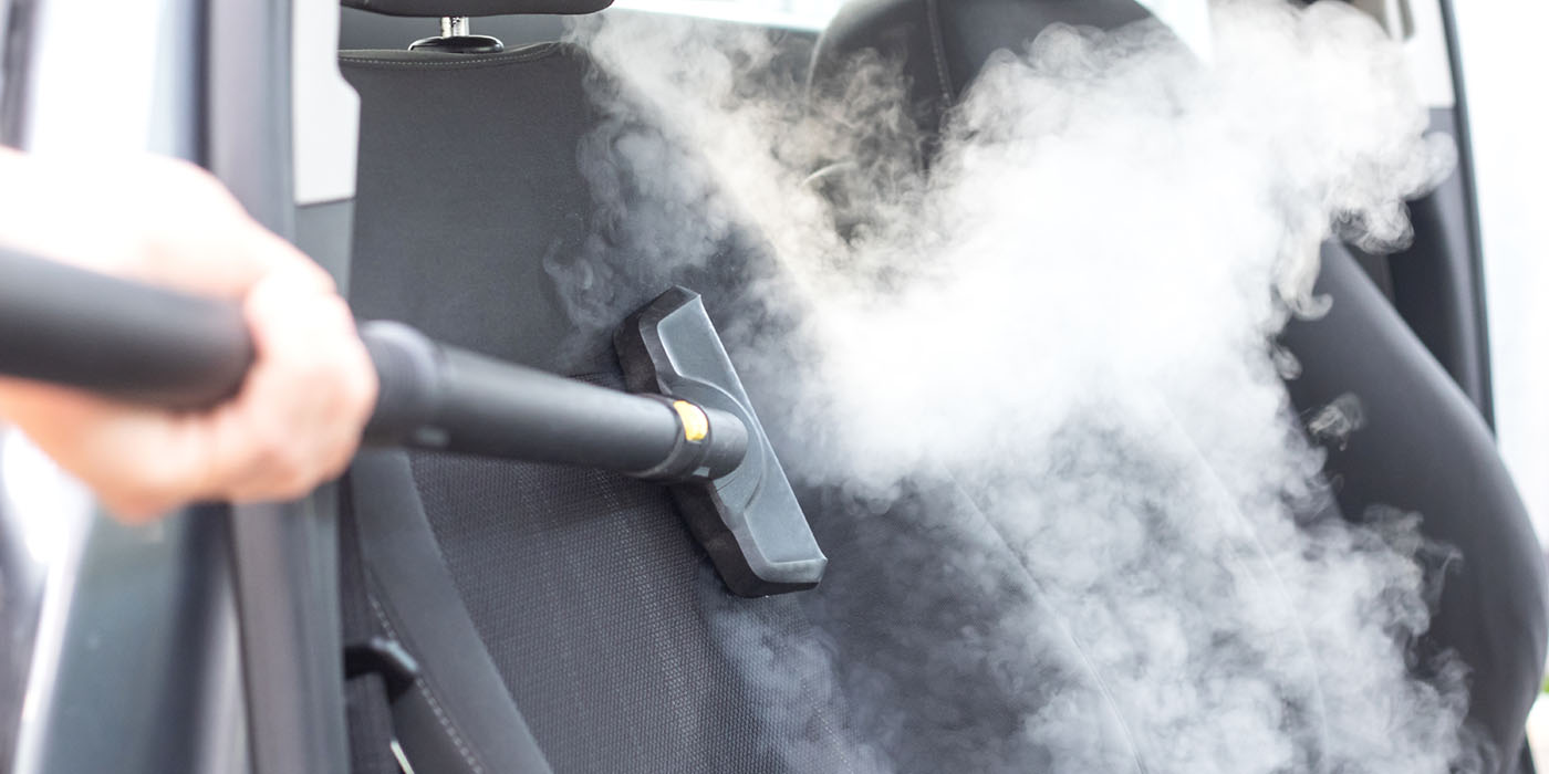 Carpet cleaning car