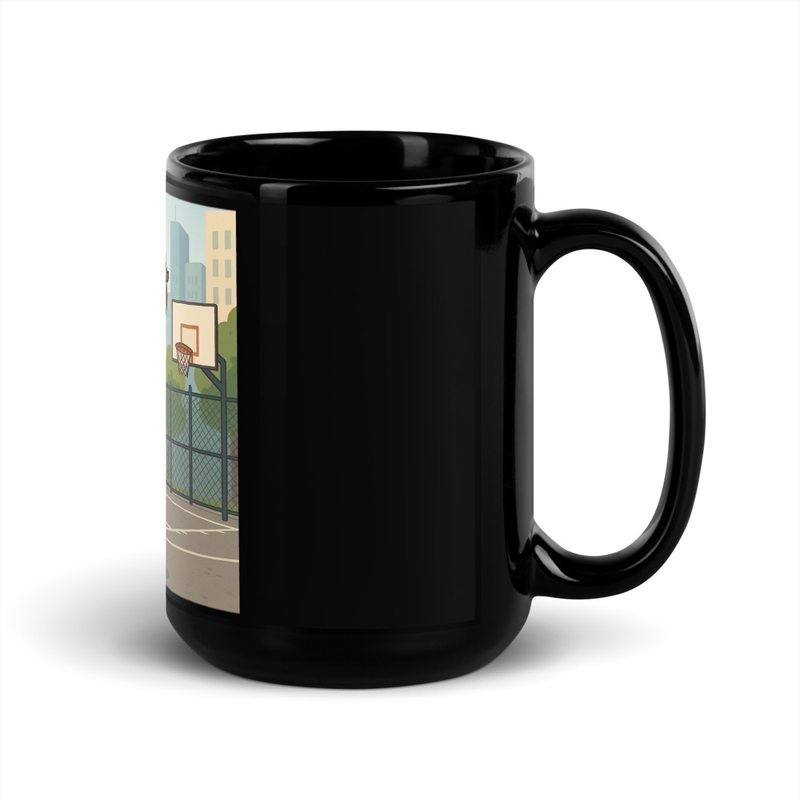 Black Glossy Mug Urban 12 Year Old Jesus