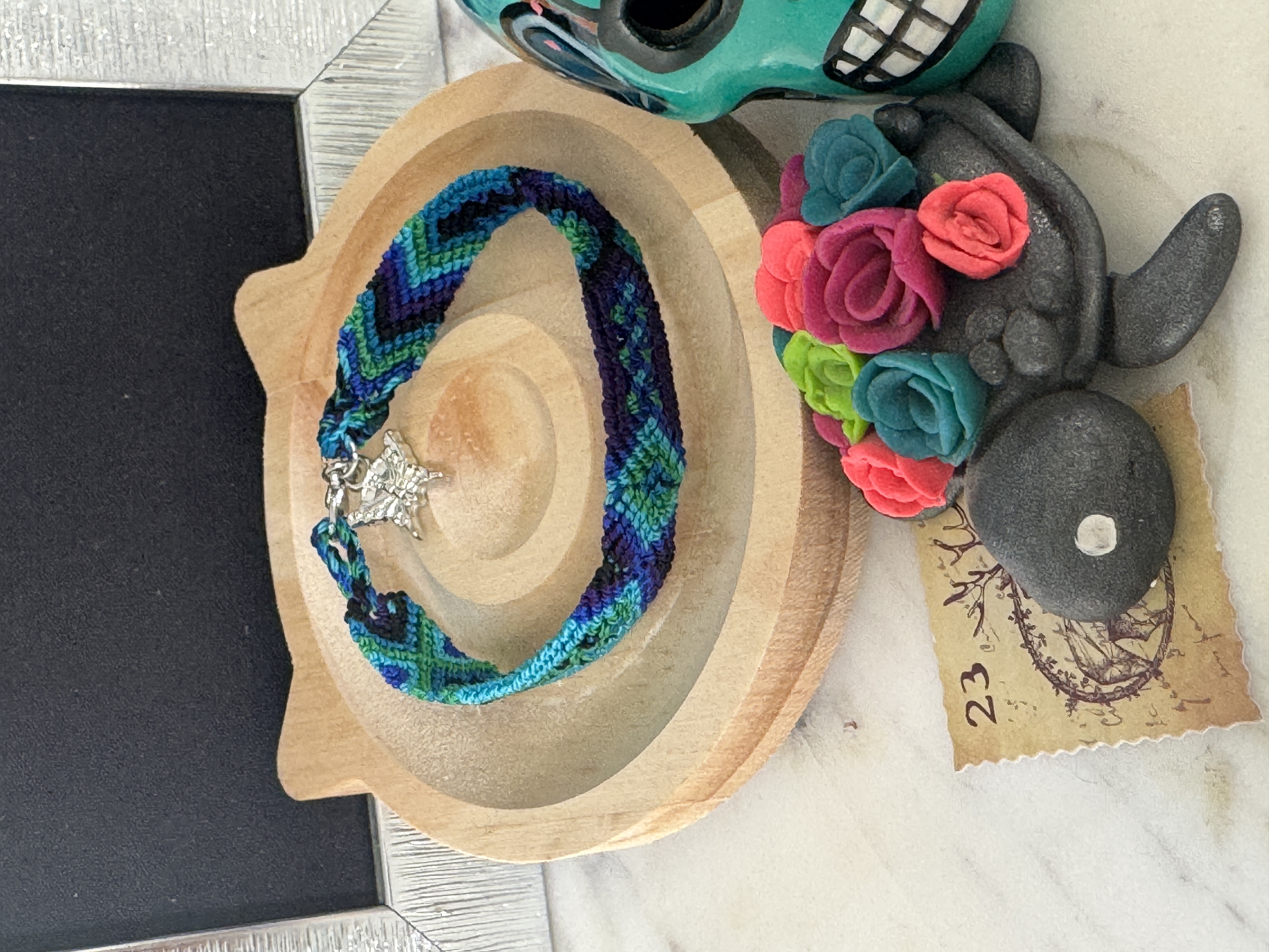Handmade Chevron Pattern Bracelet