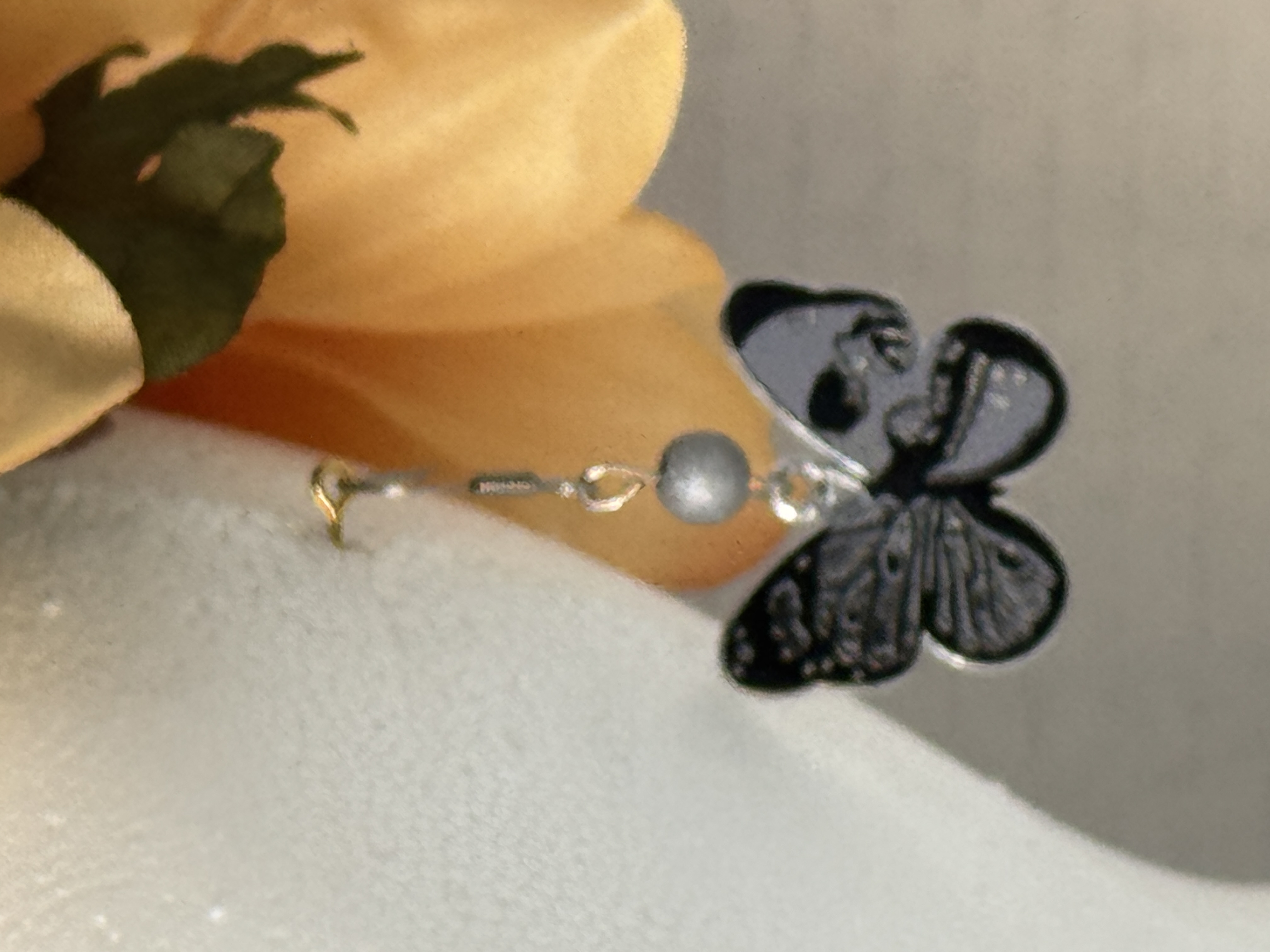 Butterfly Design Drop Earrings