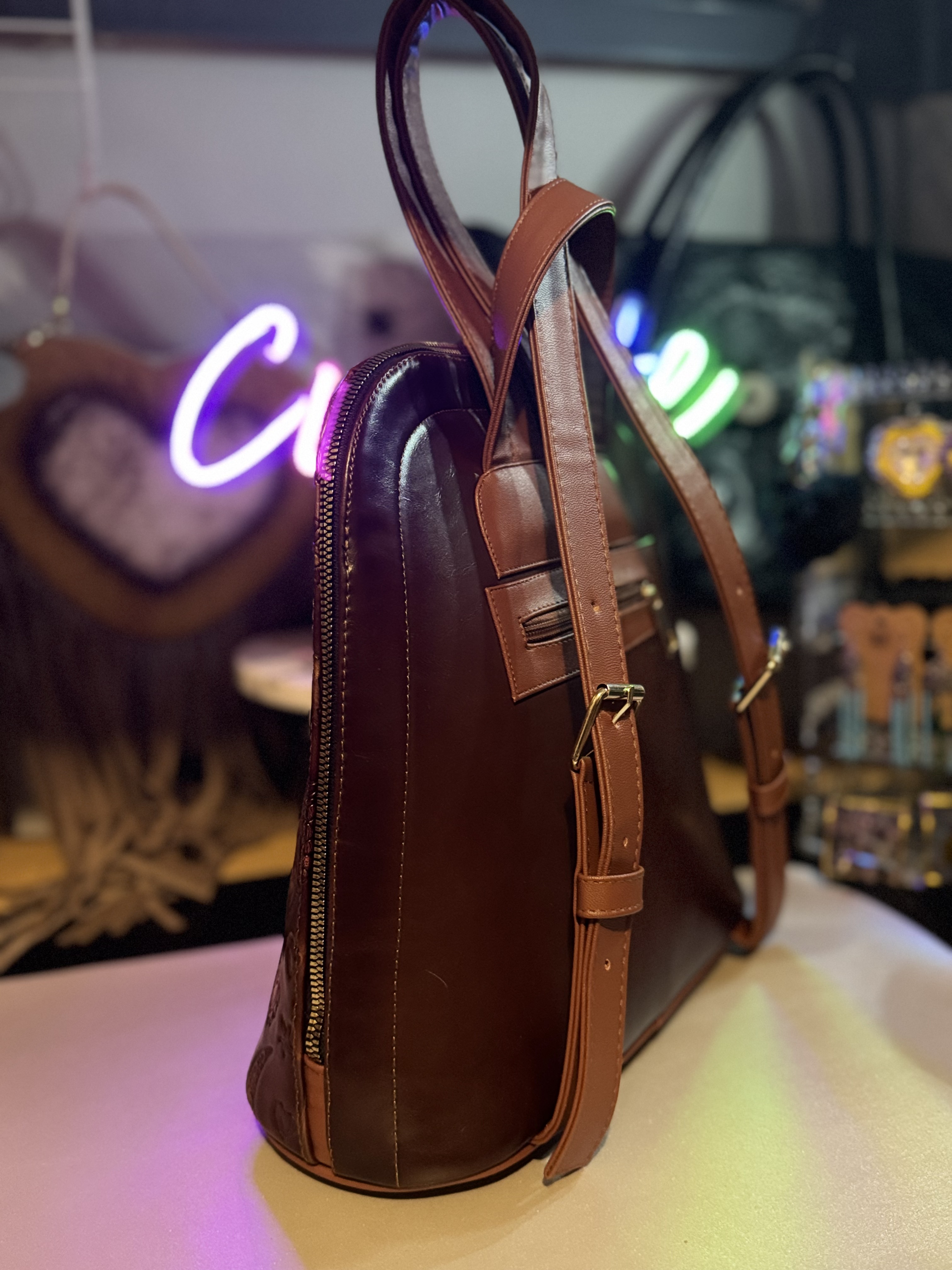 Boho Mystical Leather Handbag