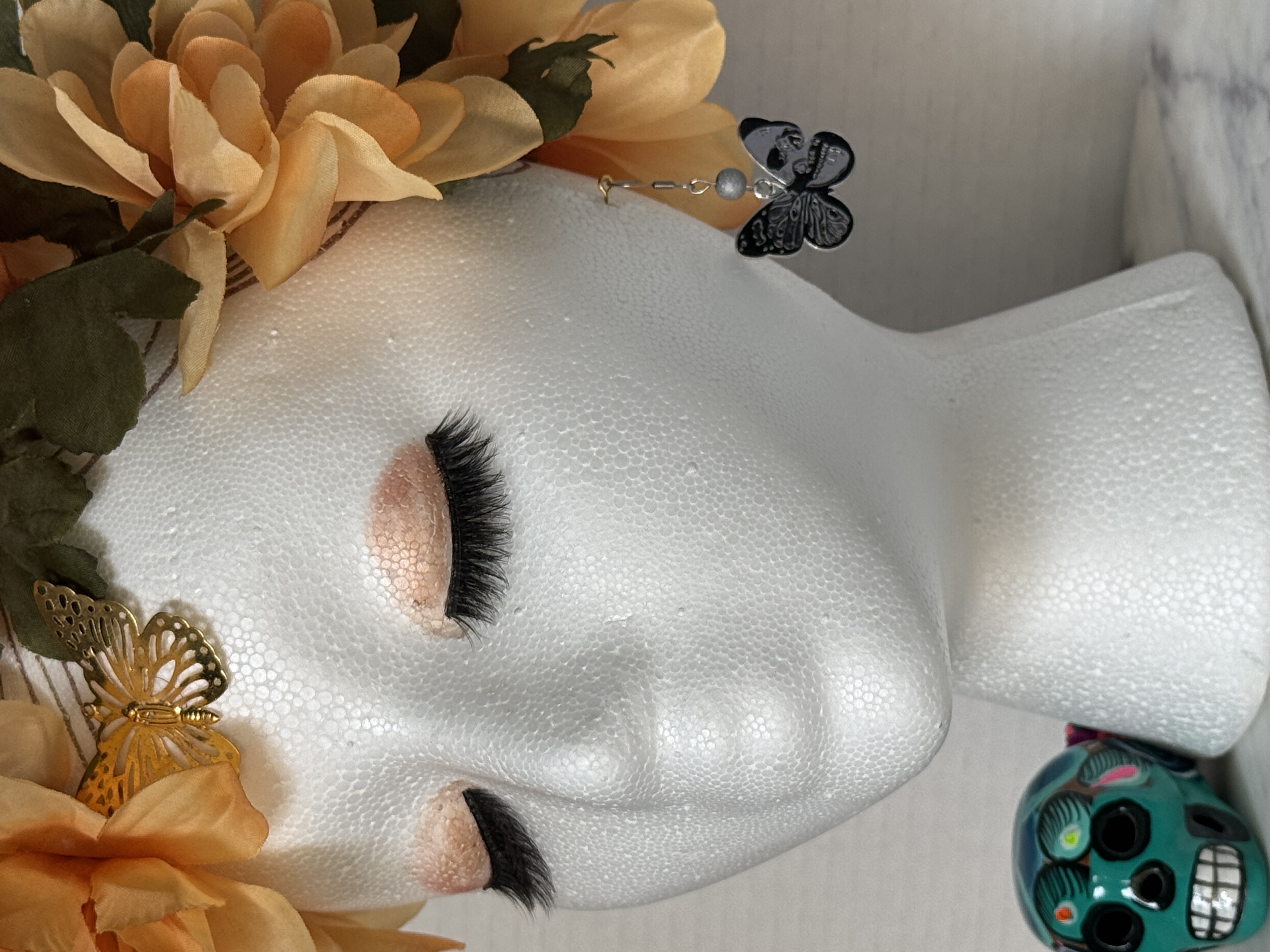 Butterfly Design Drop Earrings