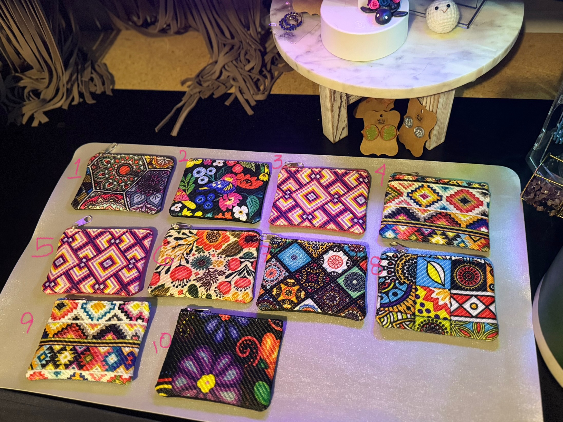 Cloth Patterned Coin Purse