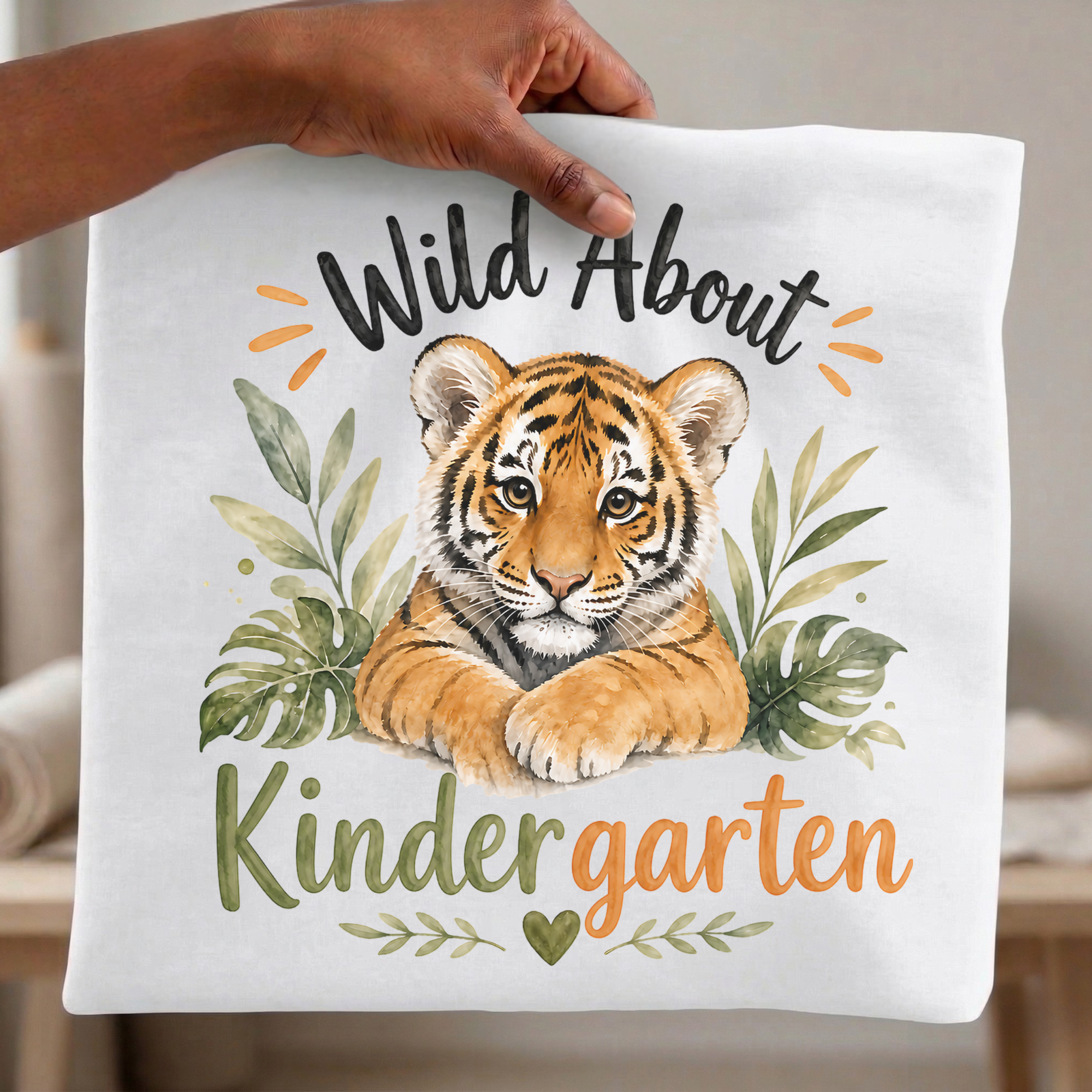 Wild About School PNG Bundle, Tiger Grade Level Designs, Preschool to Sixth Grade Back to School PNG
