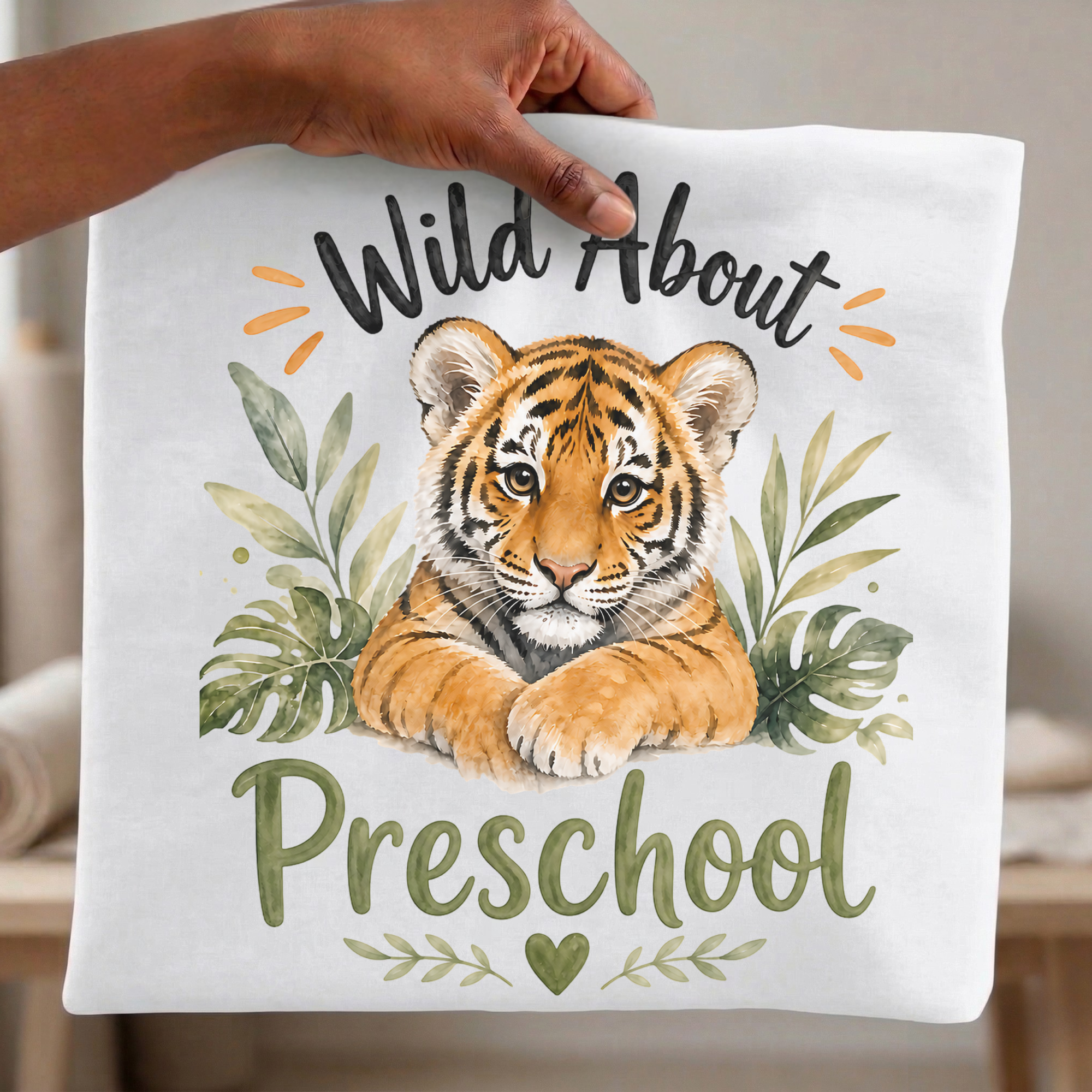 Wild About School PNG Bundle, Tiger Grade Level Designs, Preschool to Sixth Grade Back to School PNG