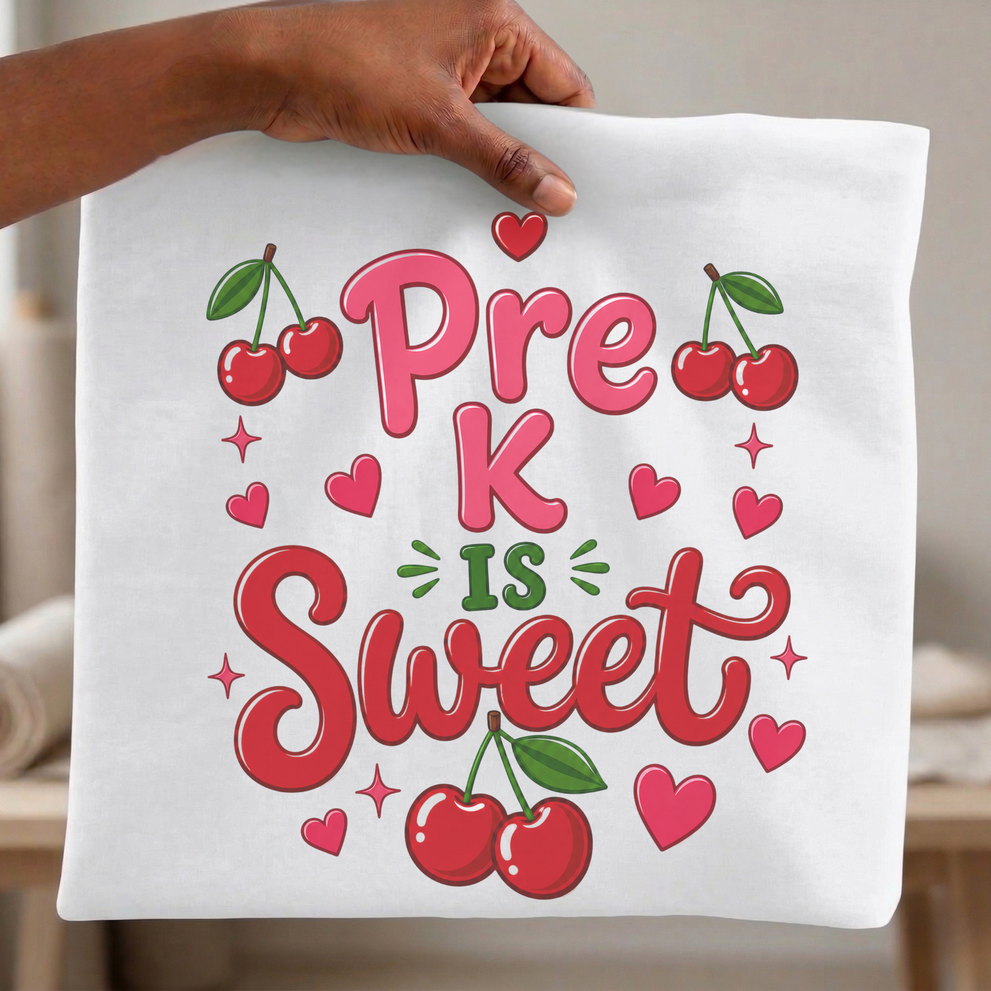 Cherry Back to School PNG Bundle, Grade Level Shirt Designs, Pre-K Kindergarten 1st-6th Grade PNG