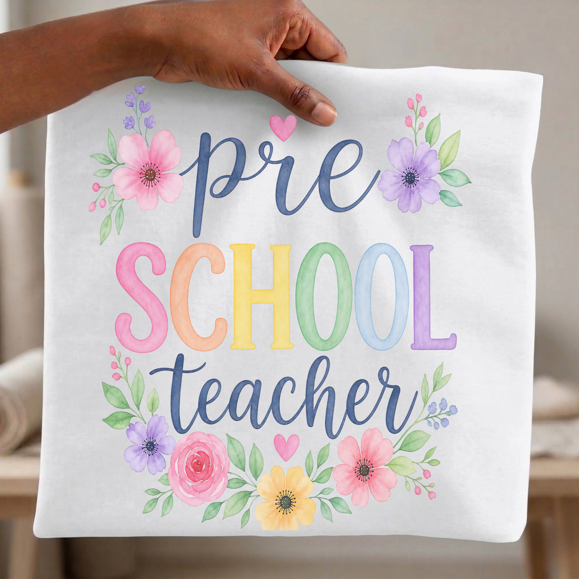 Floral Teacher PNG Bundle, Grade Level Teacher Designs, Pre-K Kindergarten 1st-6th Grade Sublimation PNG