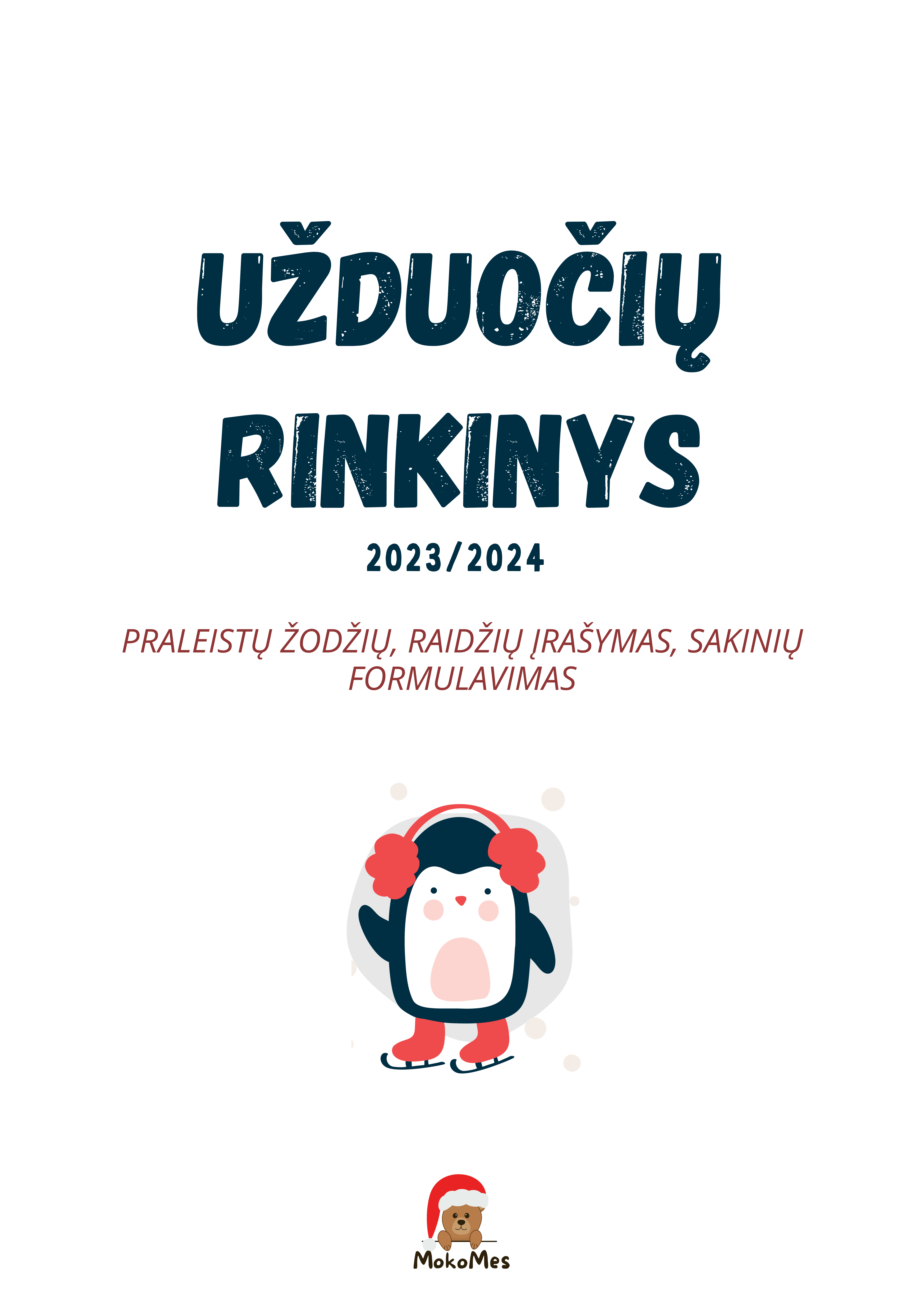 Tekstų užduočių rinkinys pradinukams