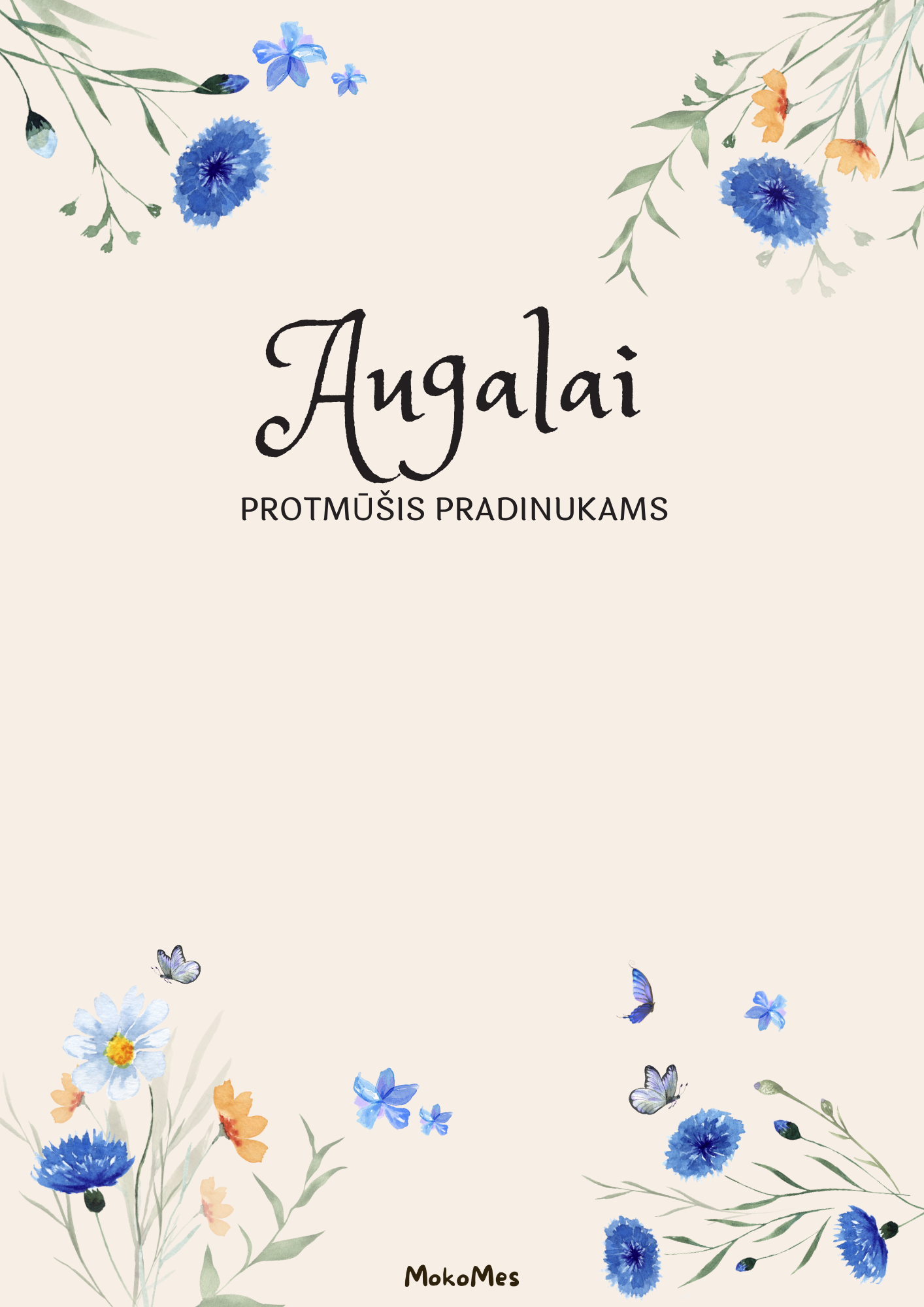 Protmūšis pradinukams - Augalai
