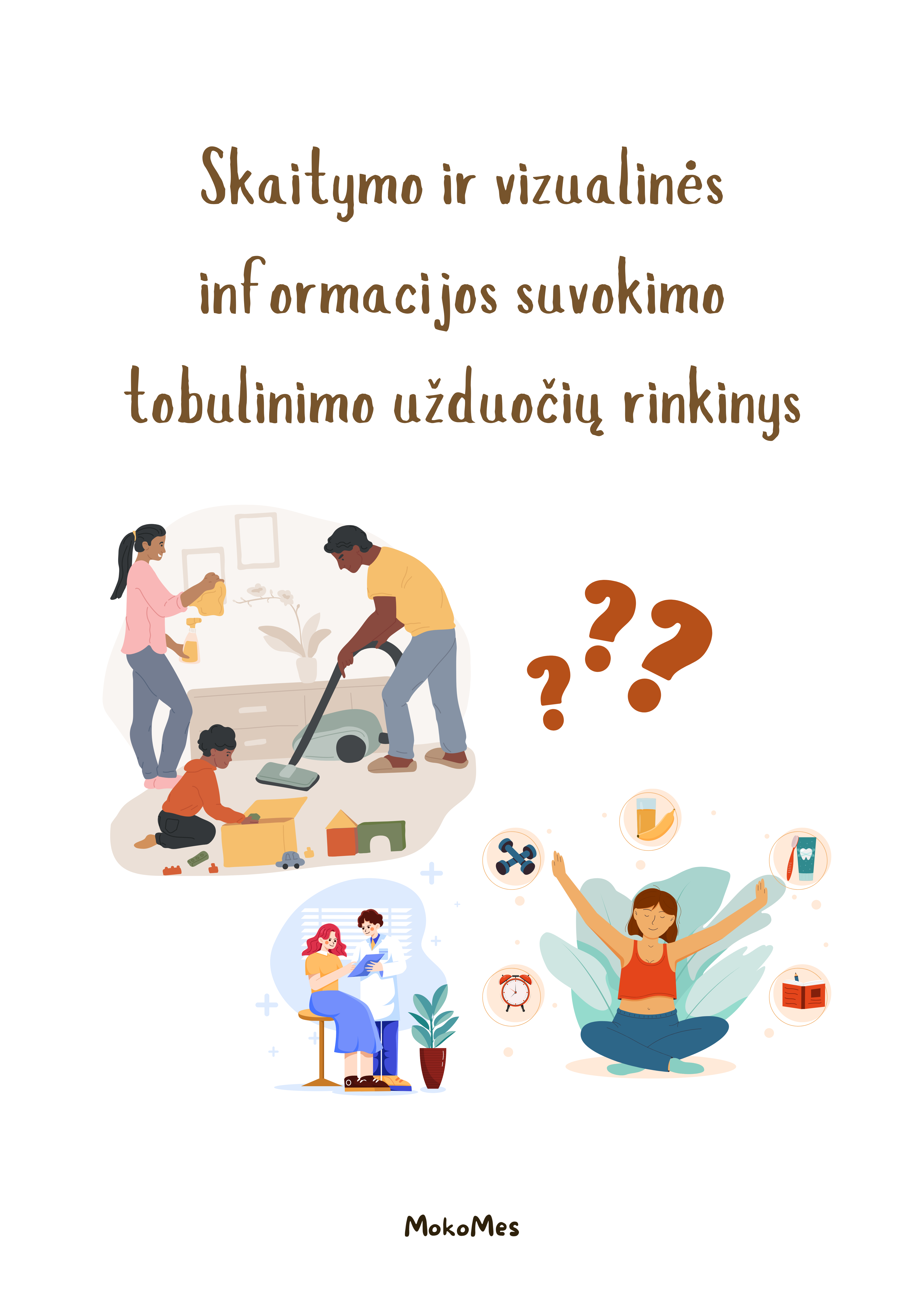 Skaitymo ir vizualinės informacijos suvokimo tobulinimo užduočių rinkinys