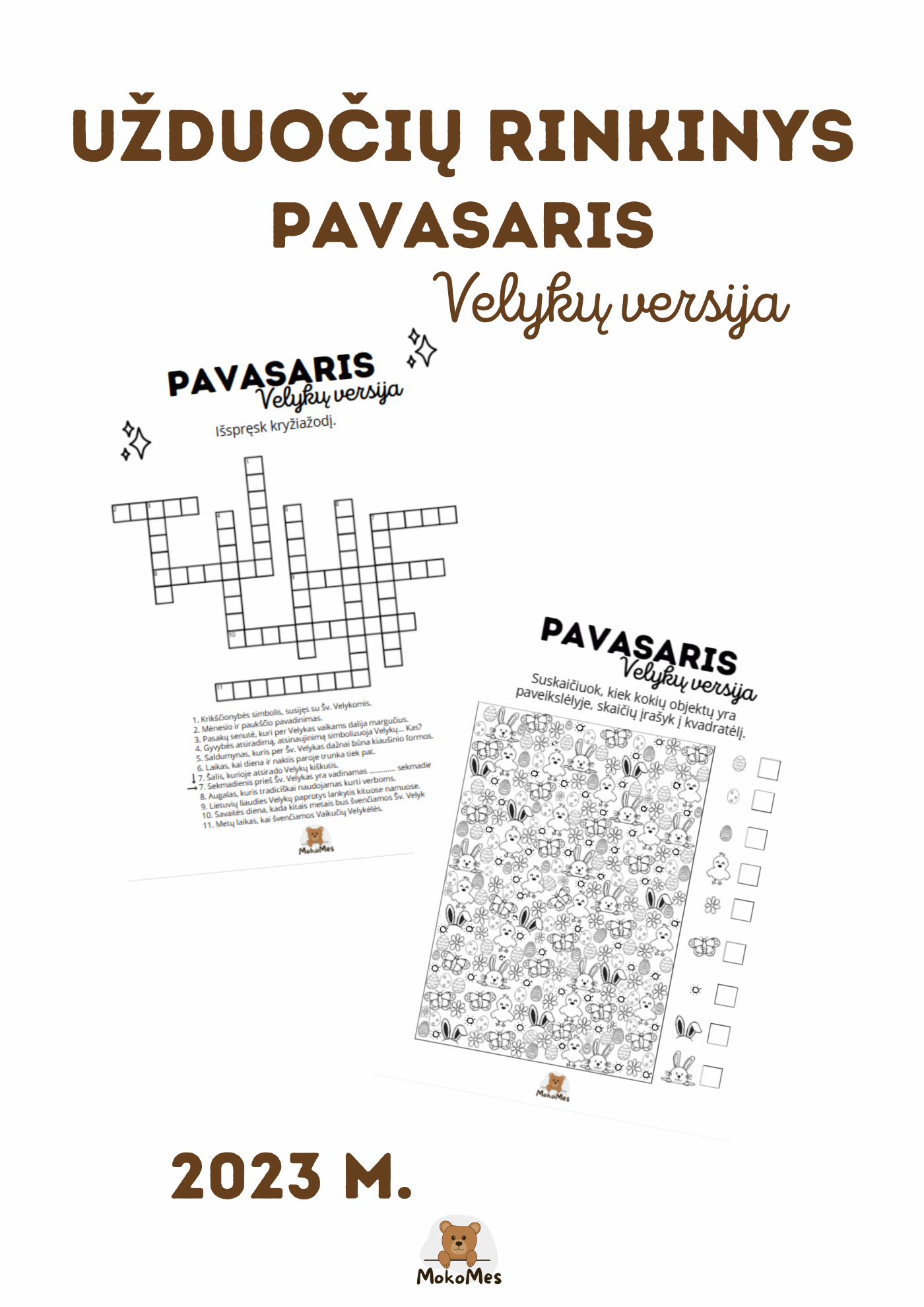 Užduočių rinkinys pradinukams - Pavasaris/Velykos