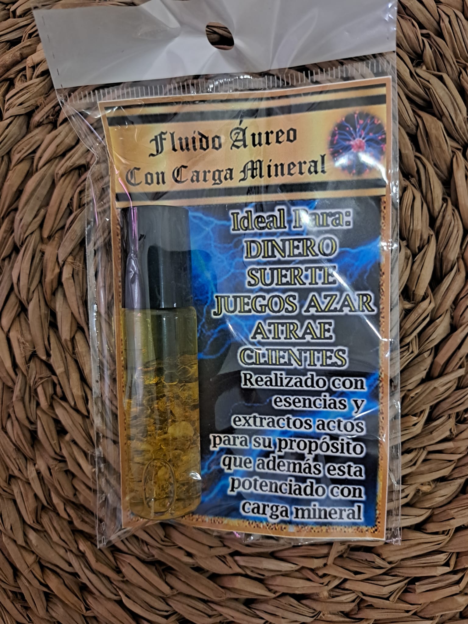 Fluido Áureo con Carga Mineral cuarzo citrino