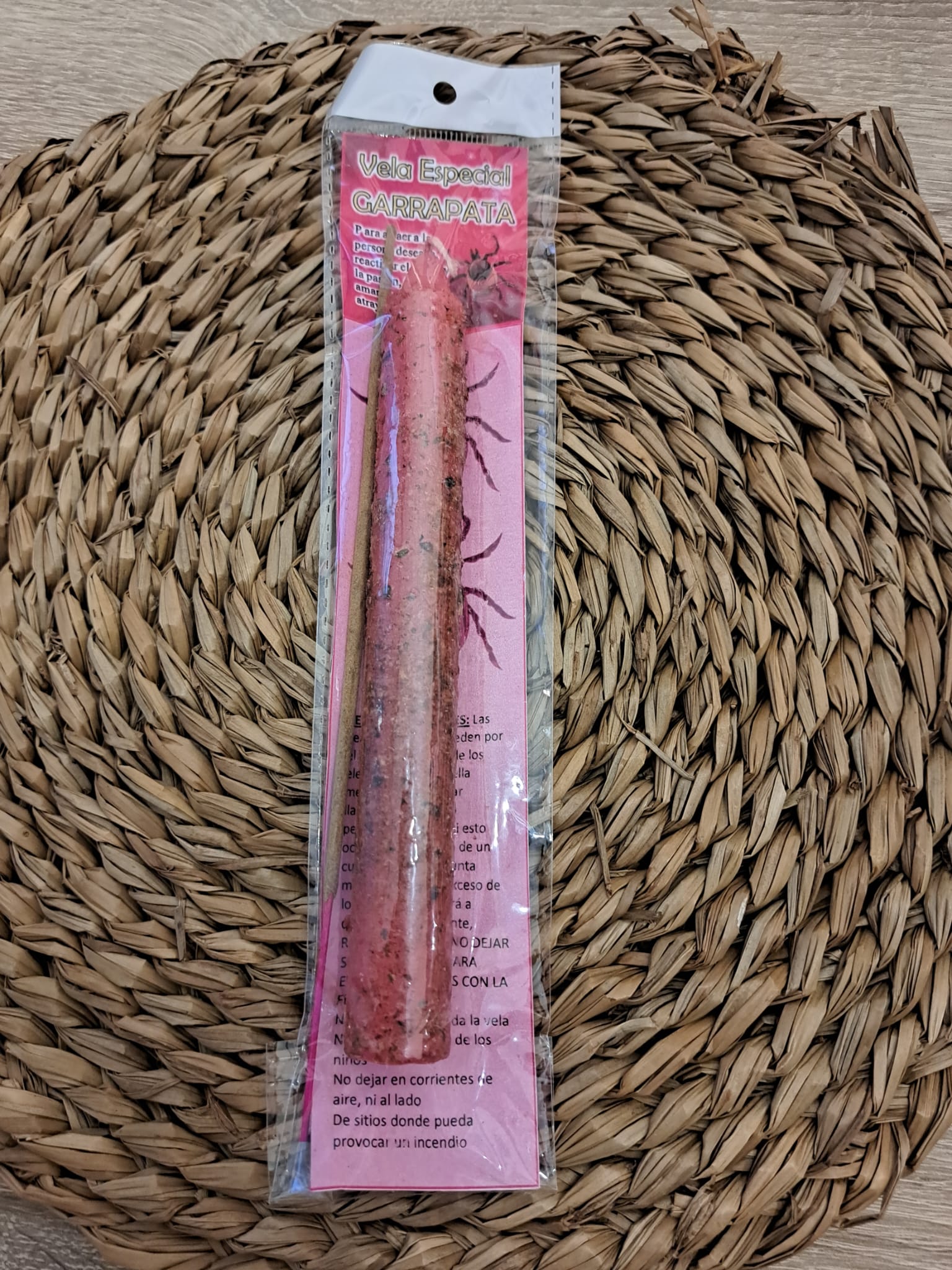 Vela herbórea garrapata
