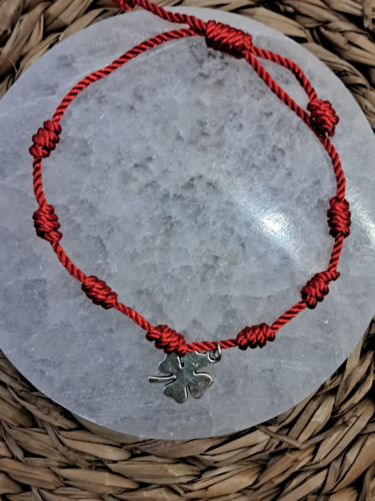 Pulsera 7 nudos trébol